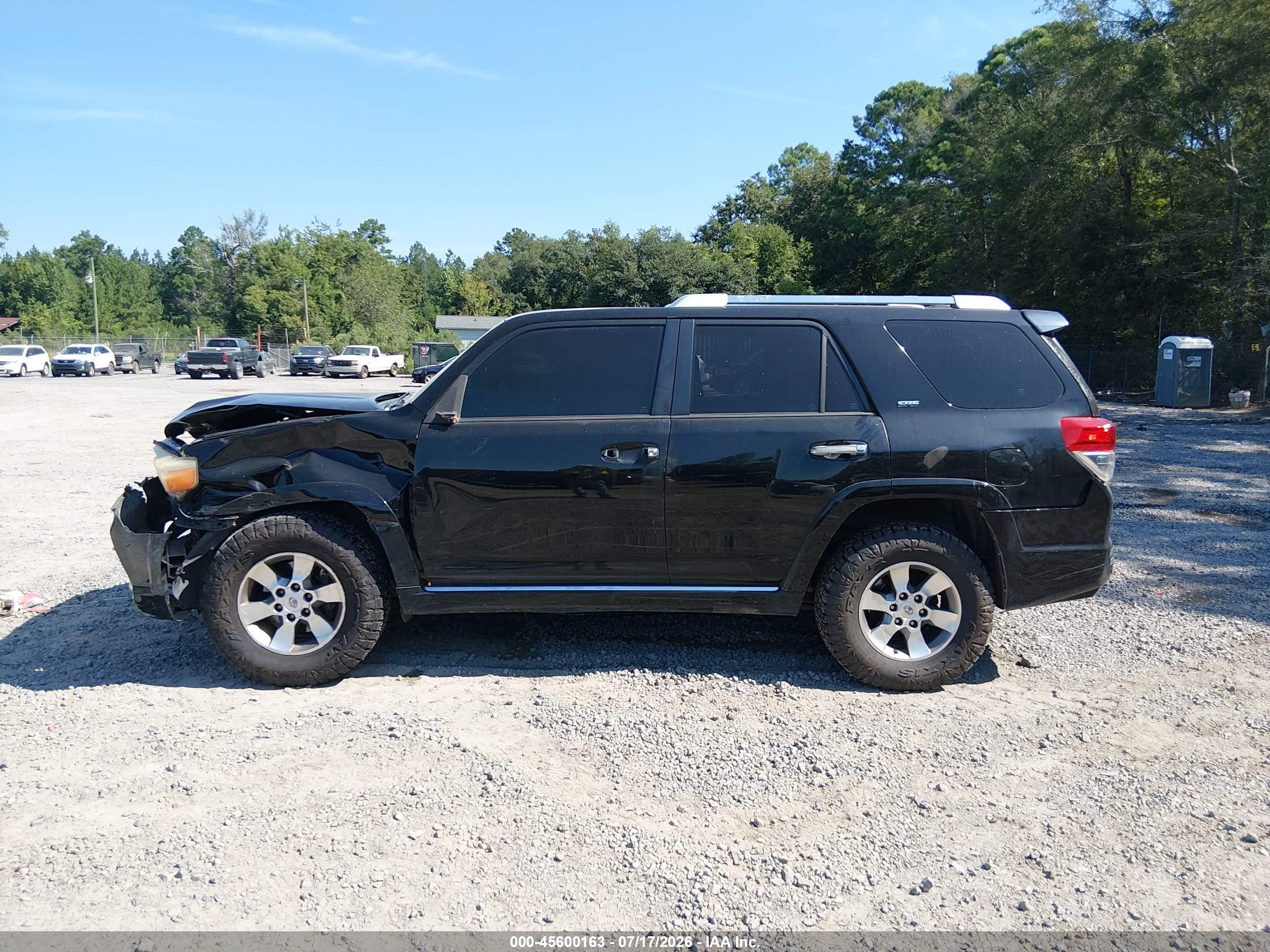 2012 Toyota 4runner Sr5 Black vin: JTEZU5JR1C5043240
