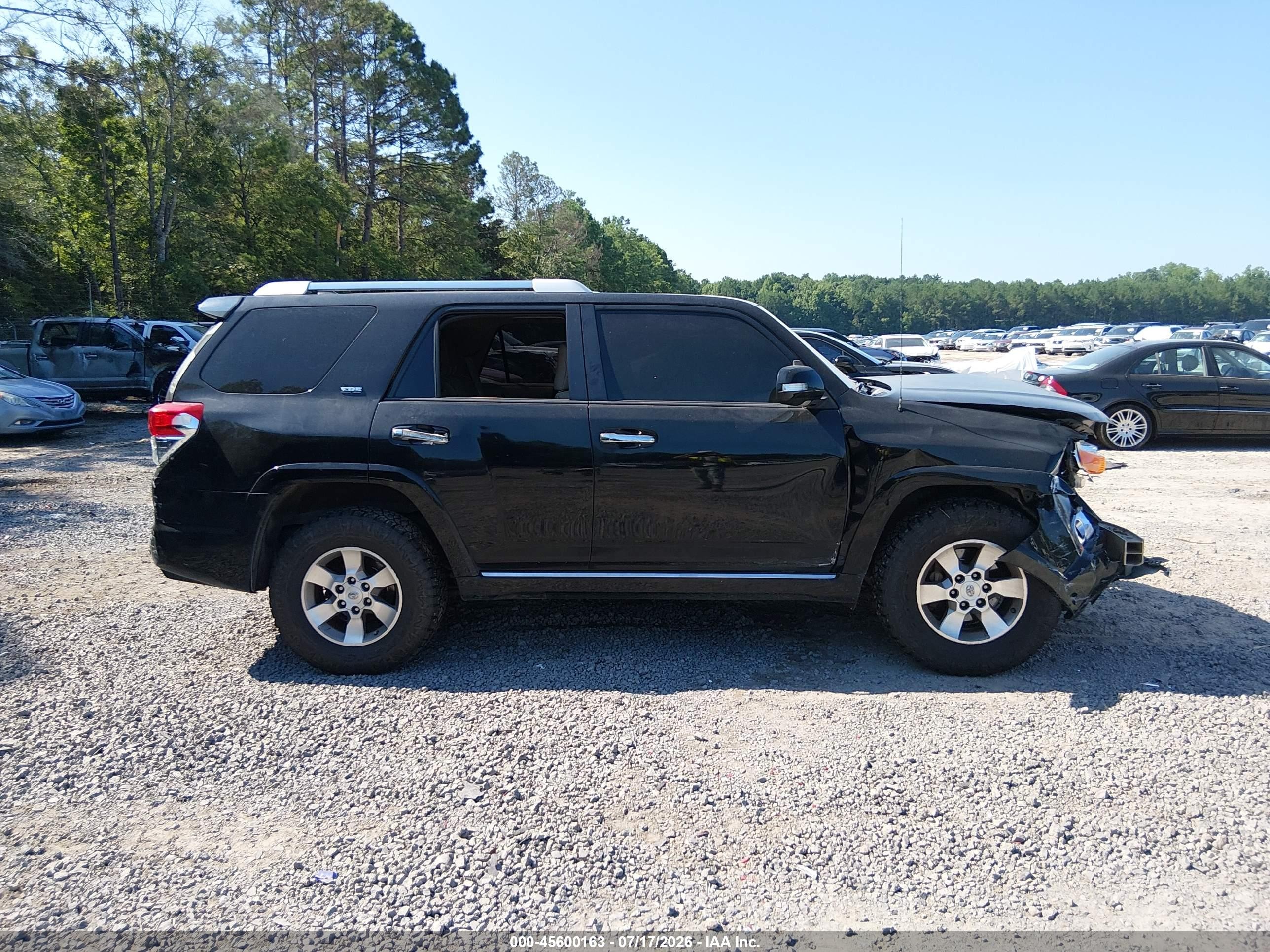 2012 Toyota 4runner Sr5 Black vin: JTEZU5JR1C5043240