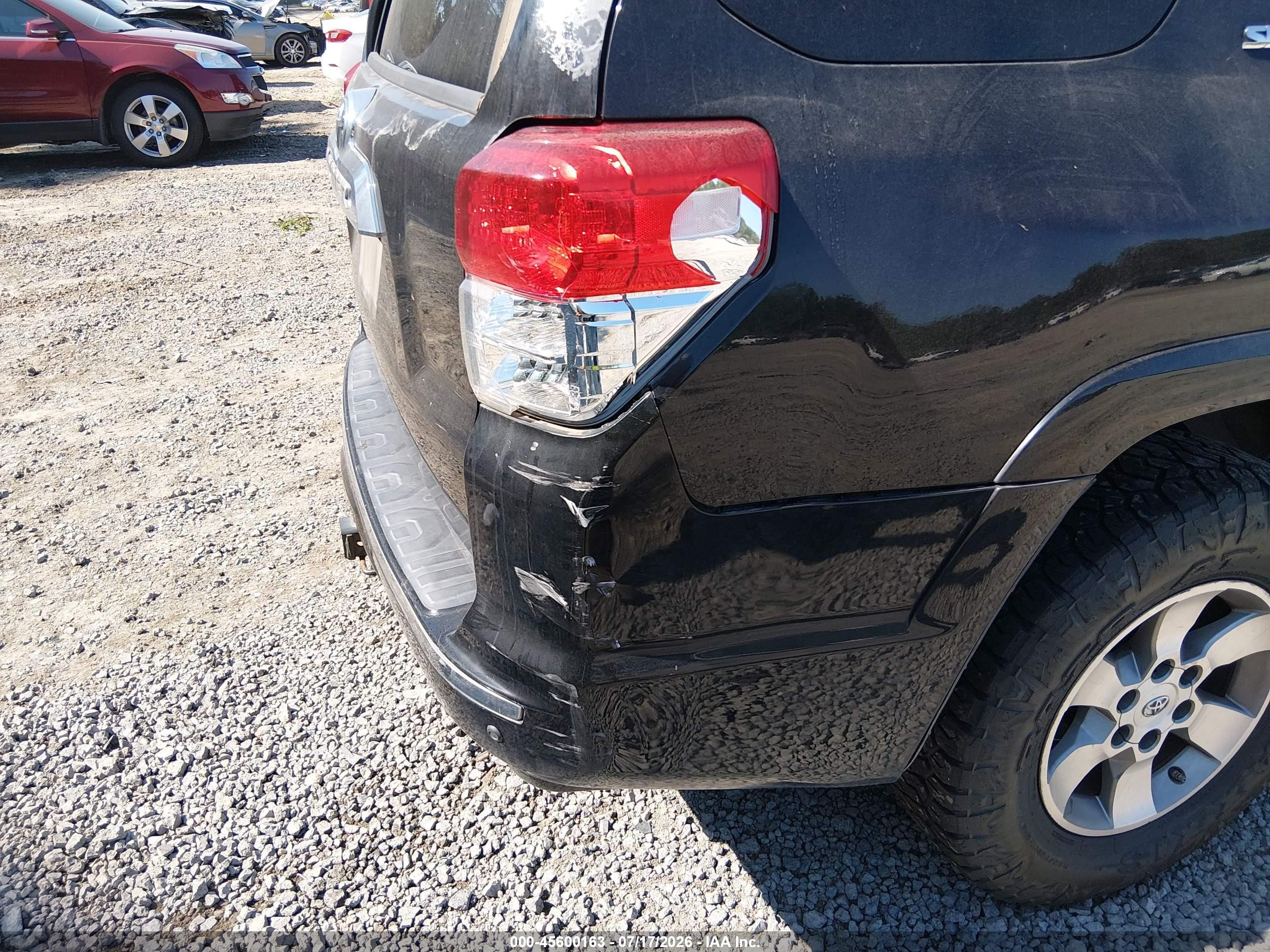 2012 Toyota 4runner Sr5 Black vin: JTEZU5JR1C5043240