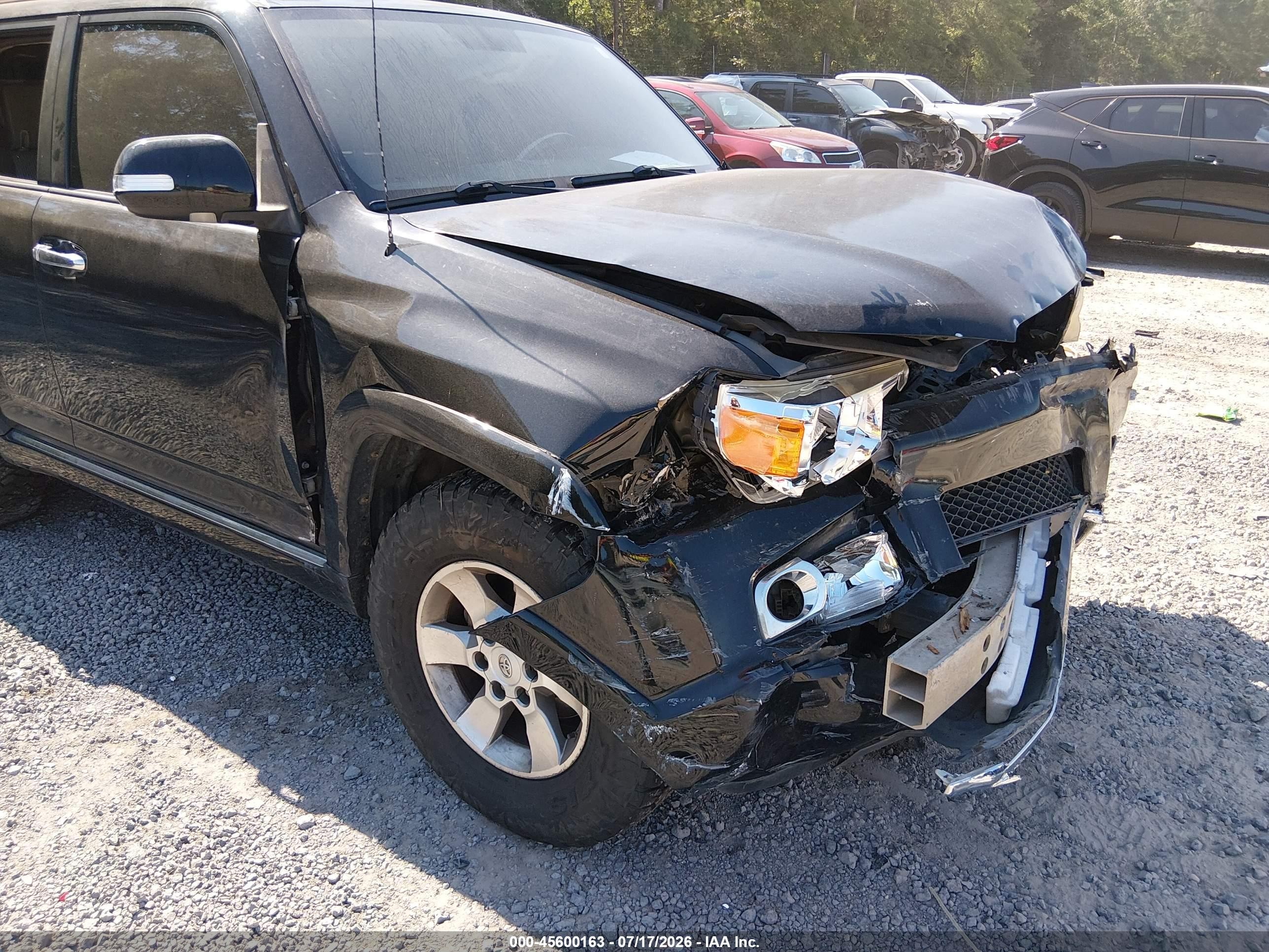2012 Toyota 4runner Sr5 Black vin: JTEZU5JR1C5043240