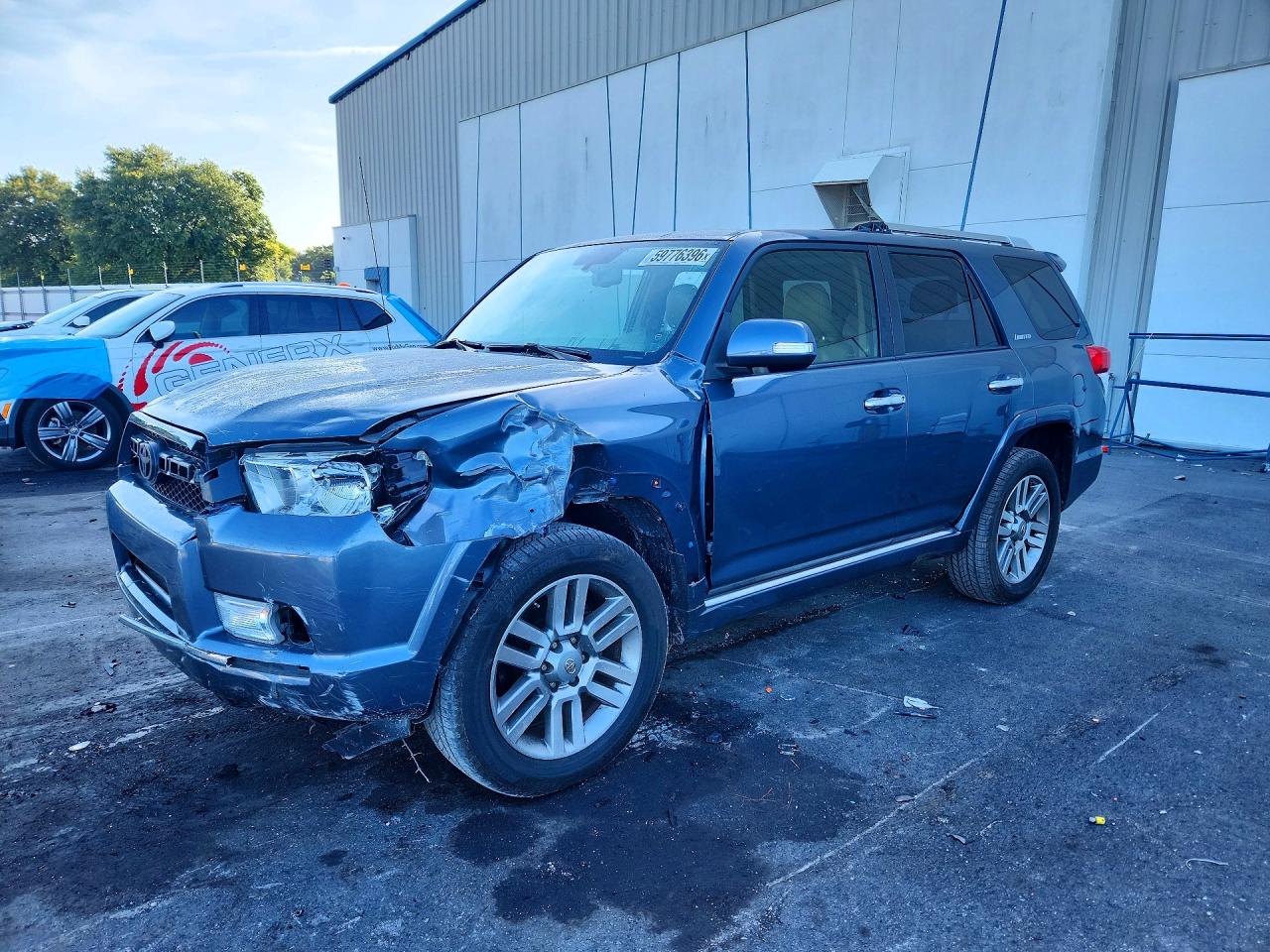 2012 Toyota 4runner Limited Бирюзовый vin: JTEZU5JR1C5043674