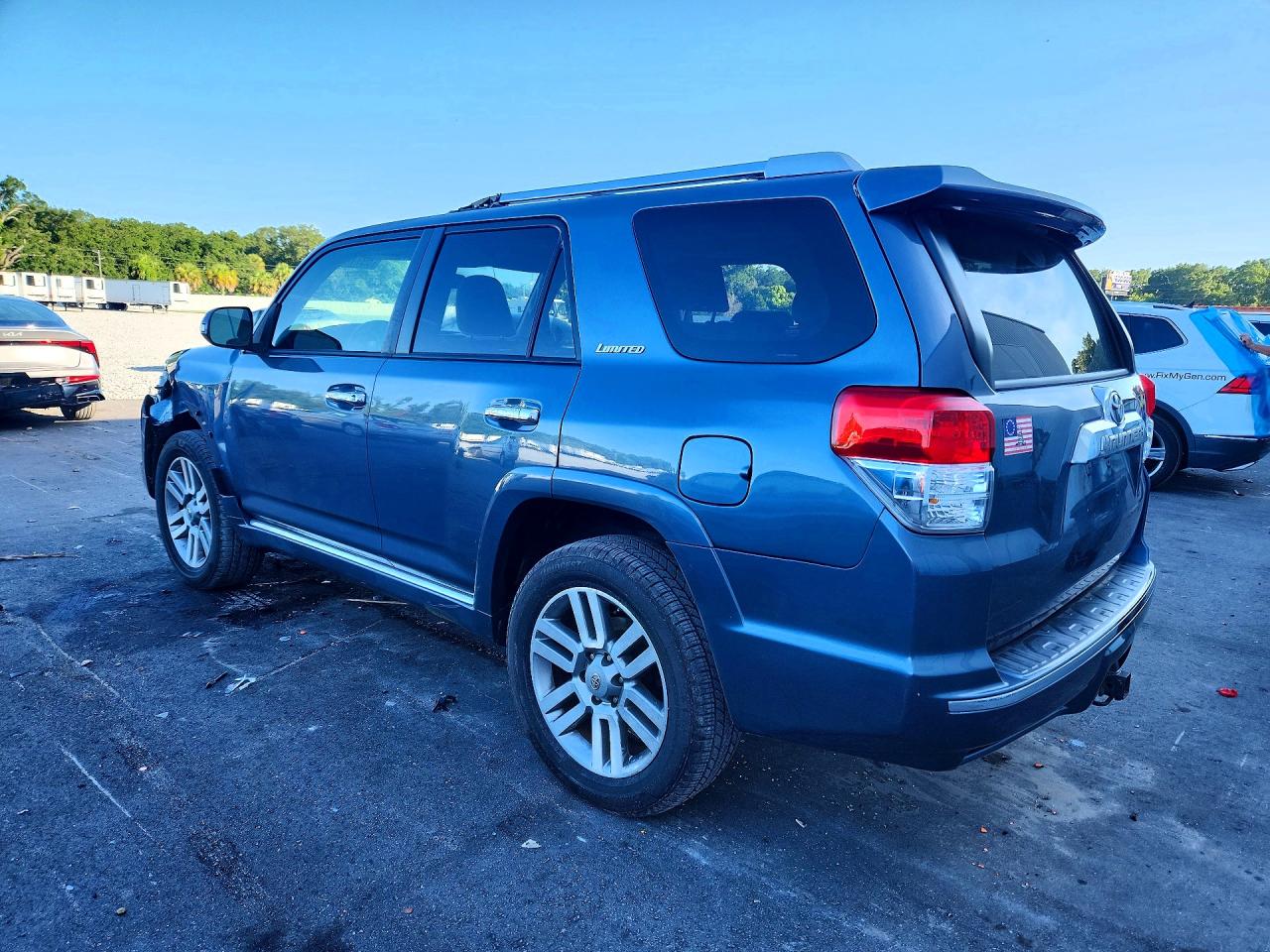 2012 Toyota 4runner Limited Бирюзовый vin: JTEZU5JR1C5043674