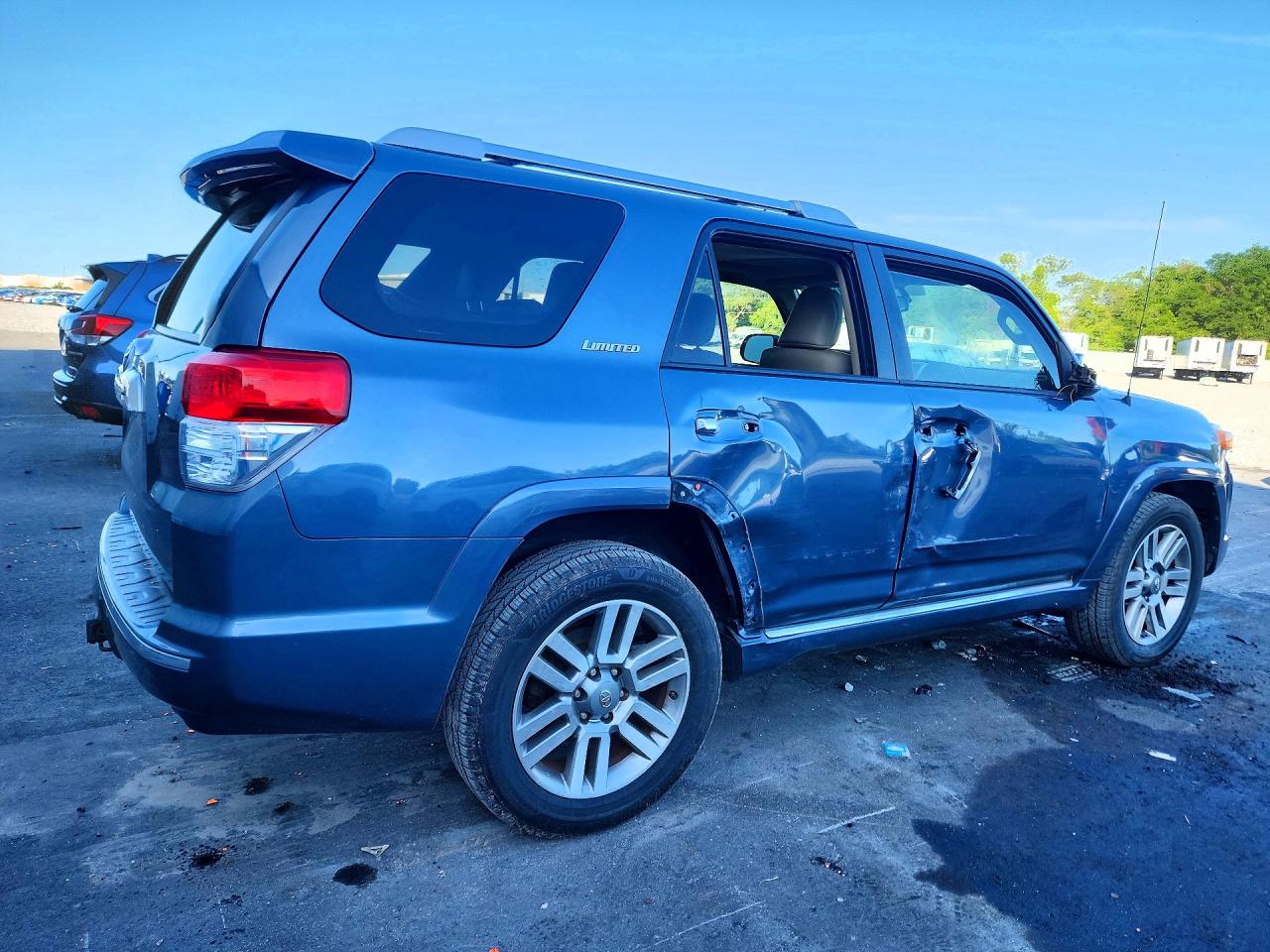 2012 Toyota 4runner Limited Бирюзовый vin: JTEZU5JR1C5043674