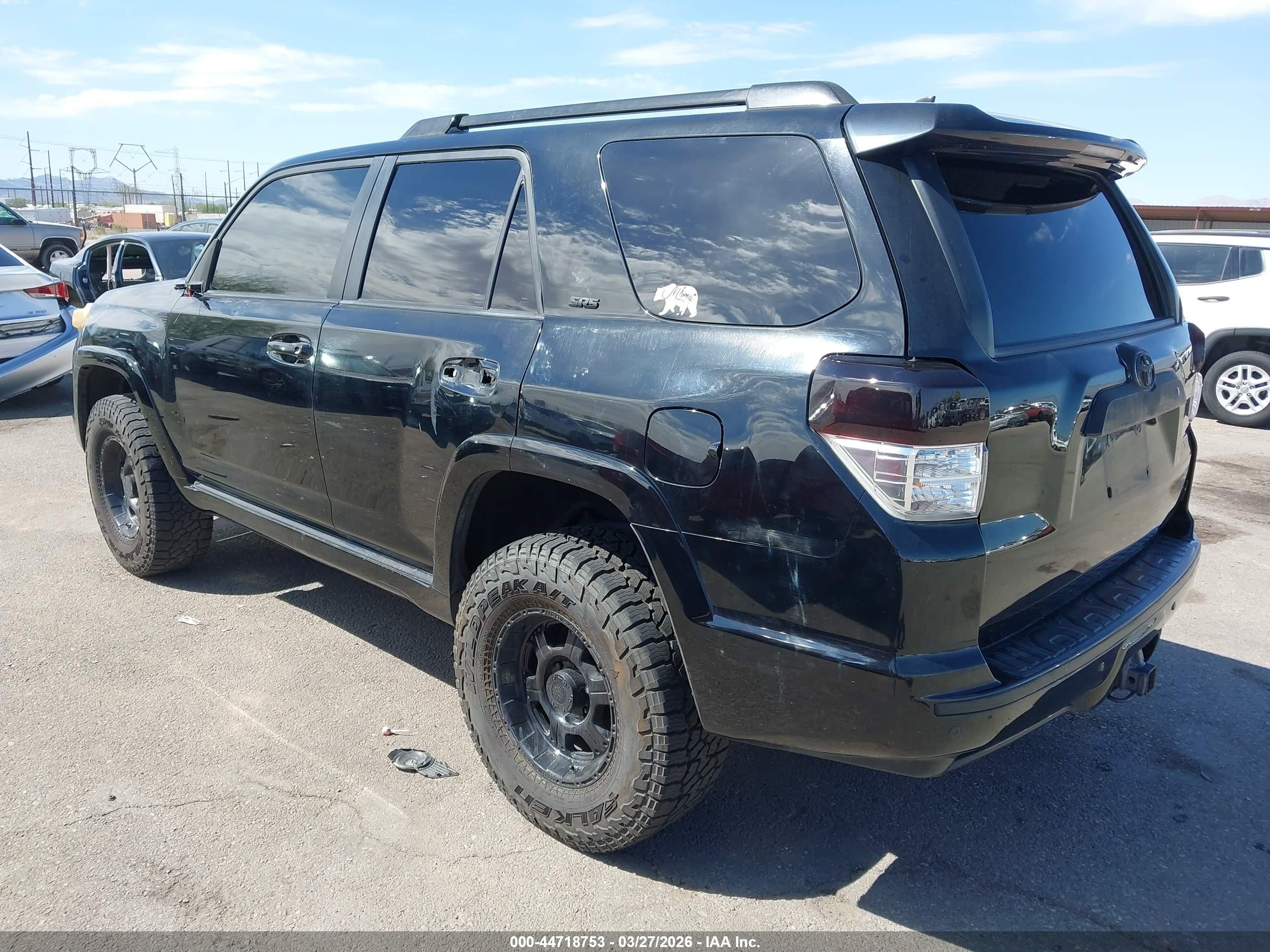 2013 Toyota 4runner Sr5 Black vin: JTEZU5JR1D5051646