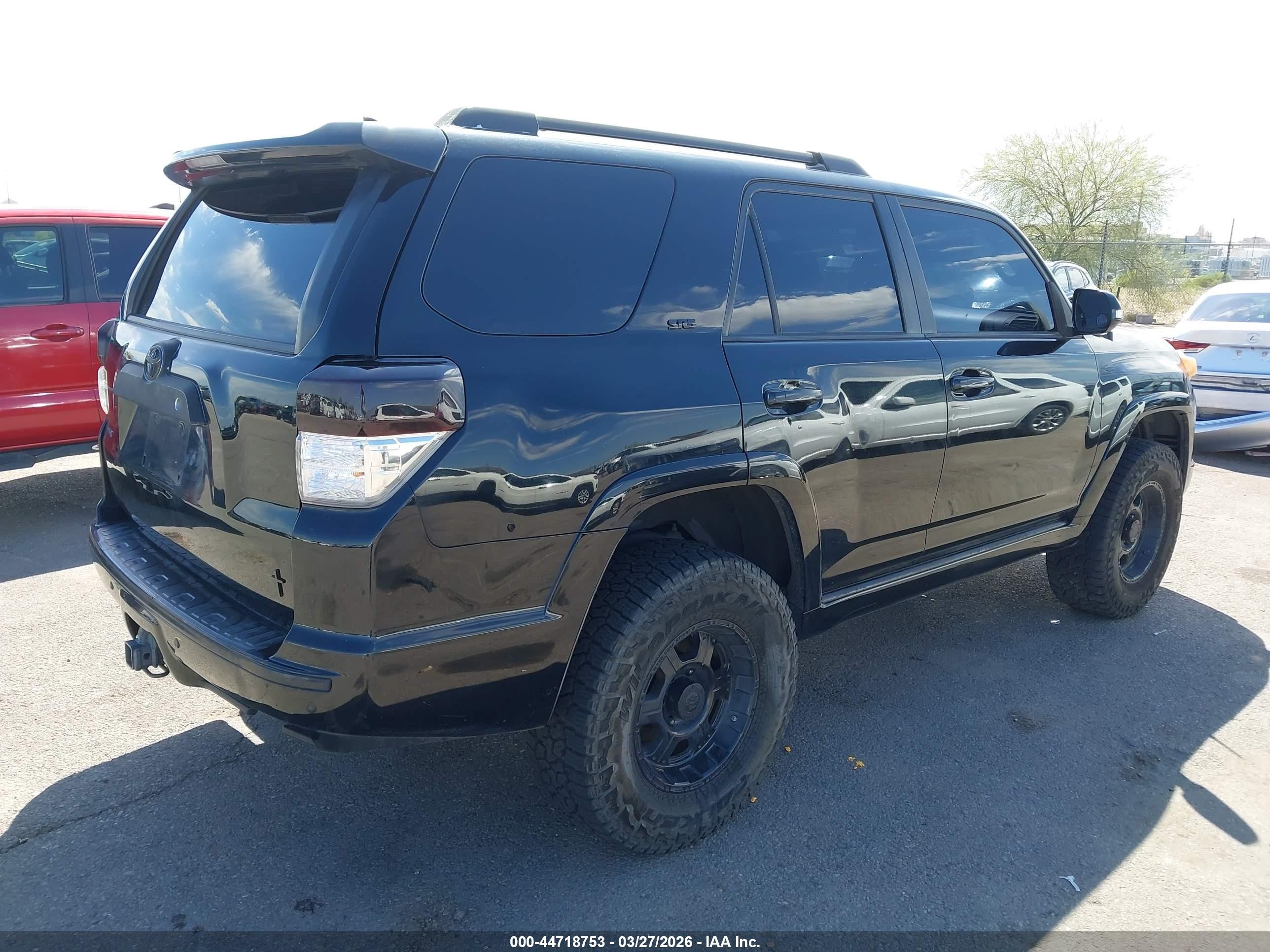 2013 Toyota 4runner Sr5 Black vin: JTEZU5JR1D5051646
