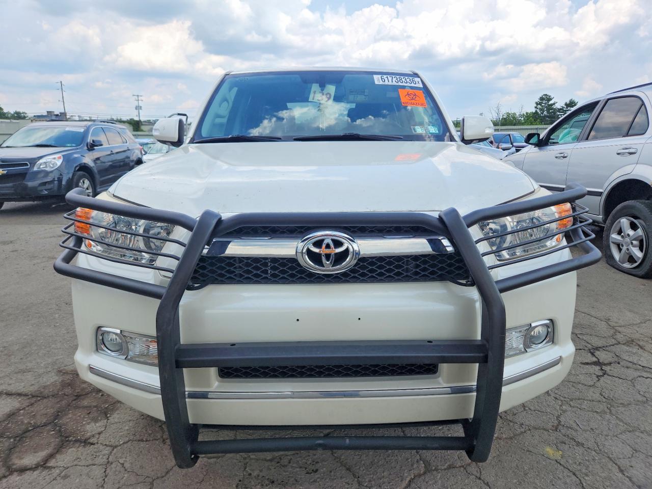 2013 Toyota 4runner Limited White vin: JTEZU5JR1D5063554