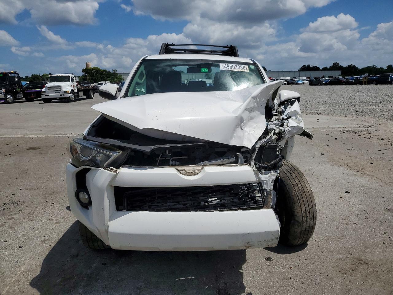 2014 Toyota 4runner Sr5 White vin: JTEZU5JR1E5083532