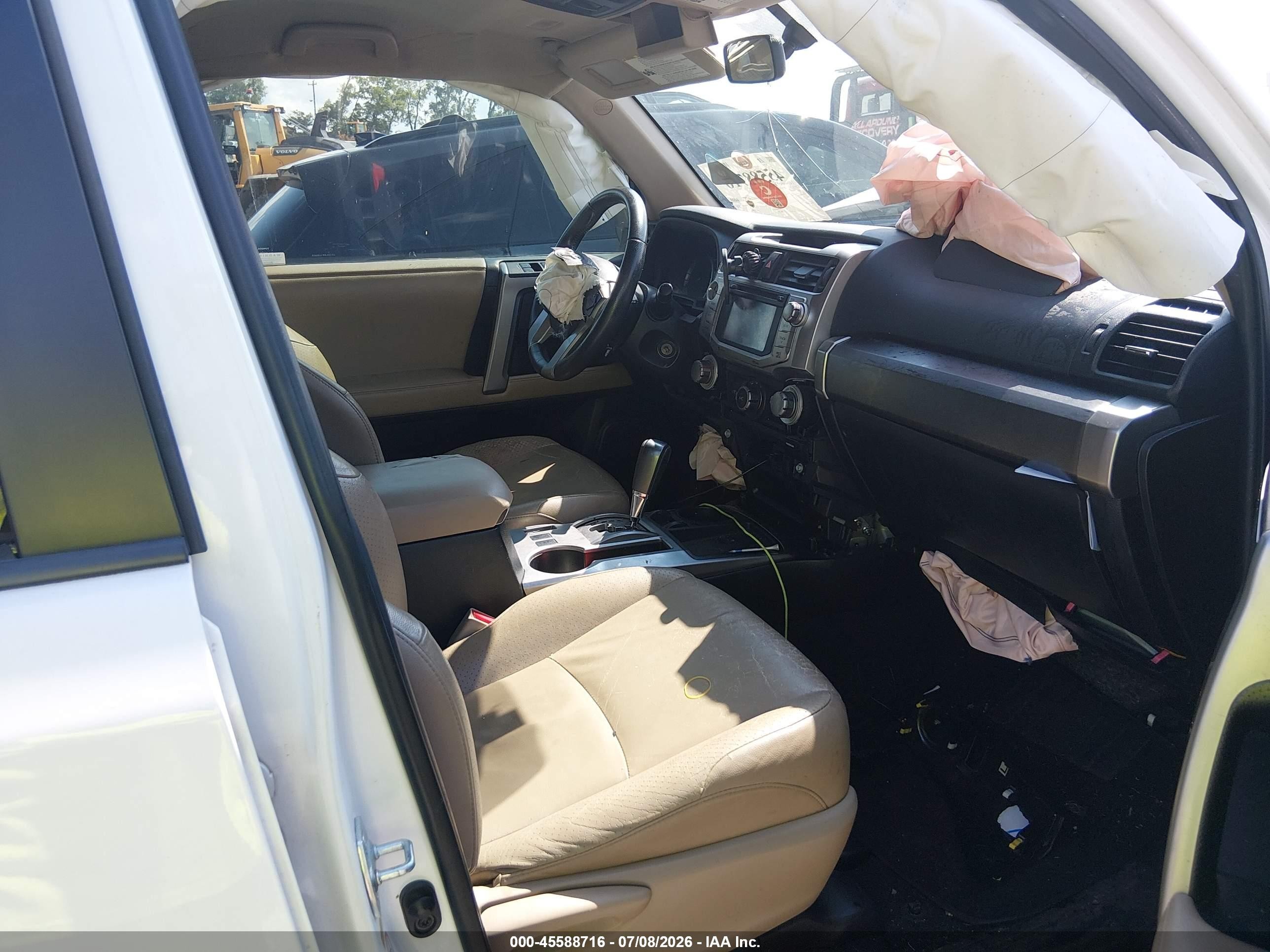 2015 Toyota 4runner Sr5/limited White vin: JTEZU5JR1F5086805
