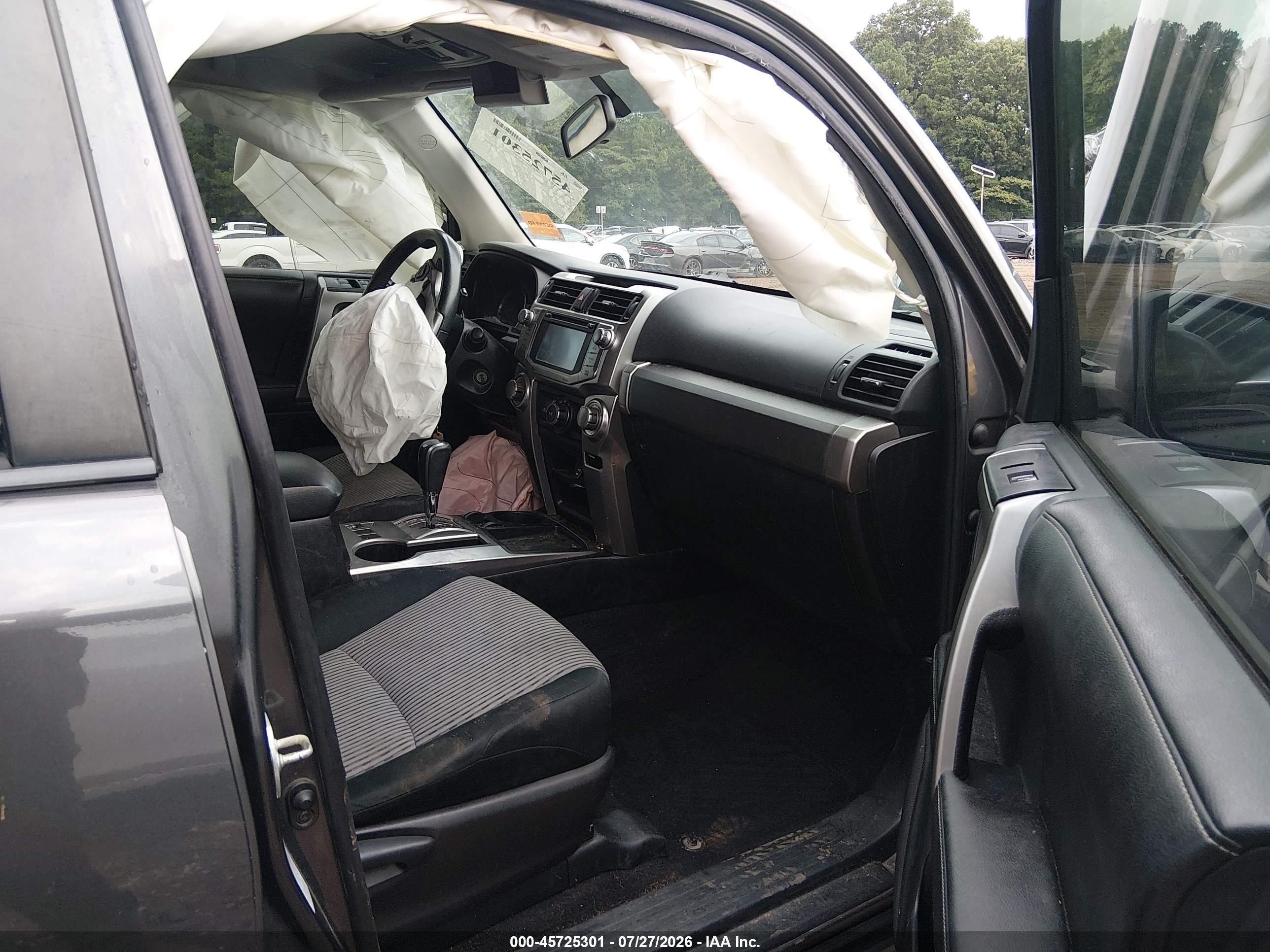 2015 Toyota 4runner Sr5 Gray vin: JTEZU5JR1F5097237