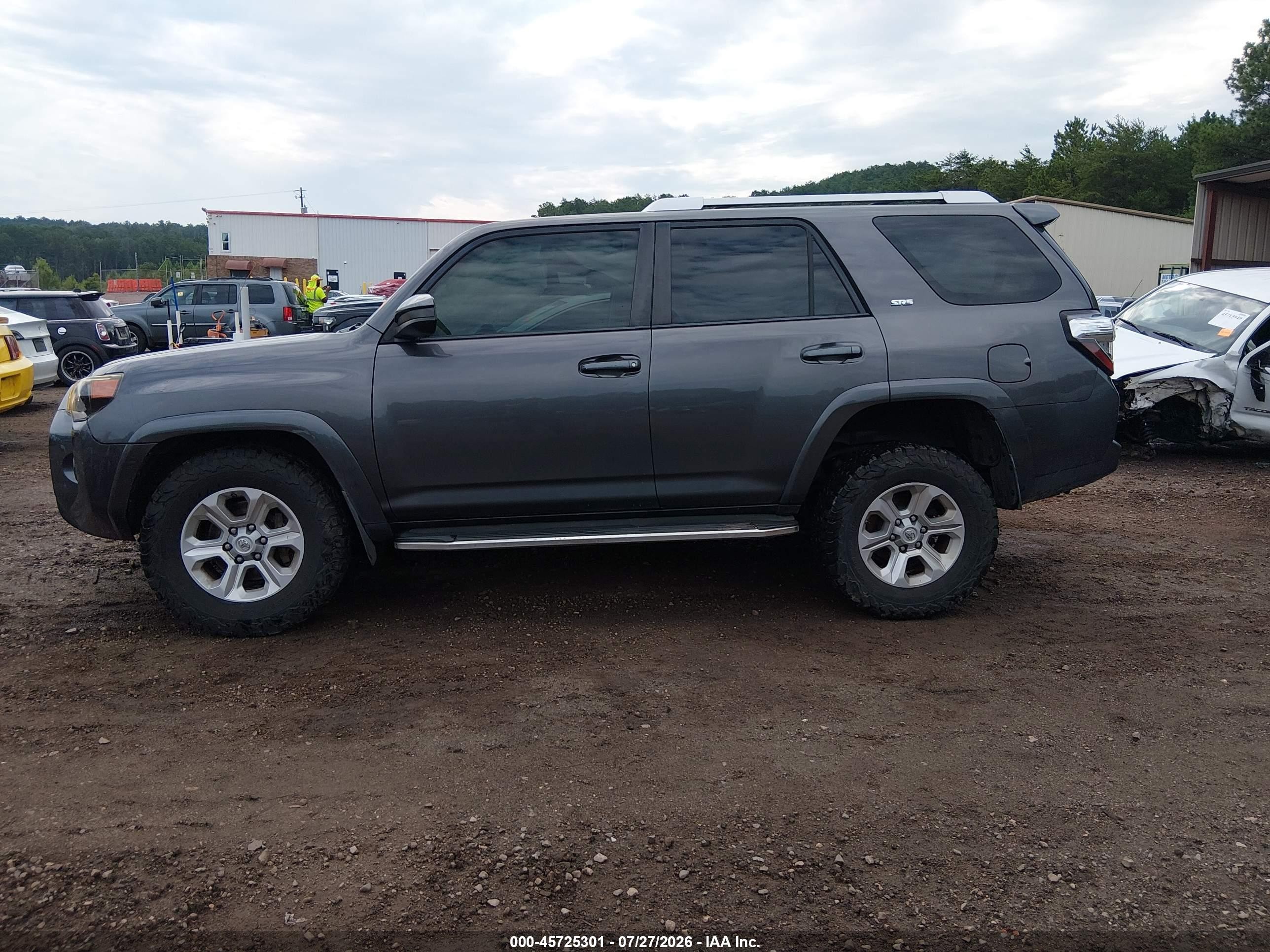 2015 Toyota 4runner Sr5 Gray vin: JTEZU5JR1F5097237