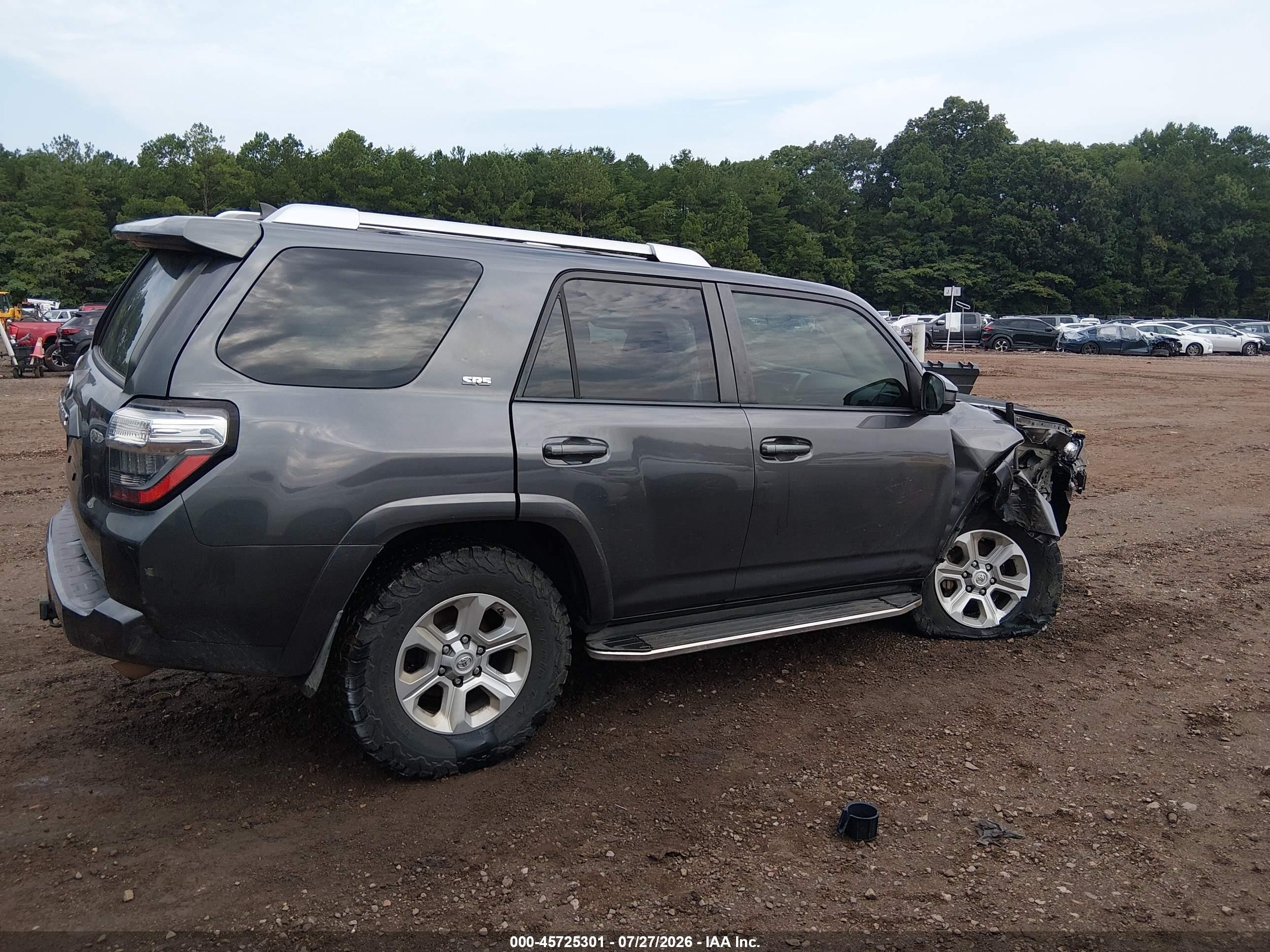 2015 Toyota 4runner Sr5 Gray vin: JTEZU5JR1F5097237