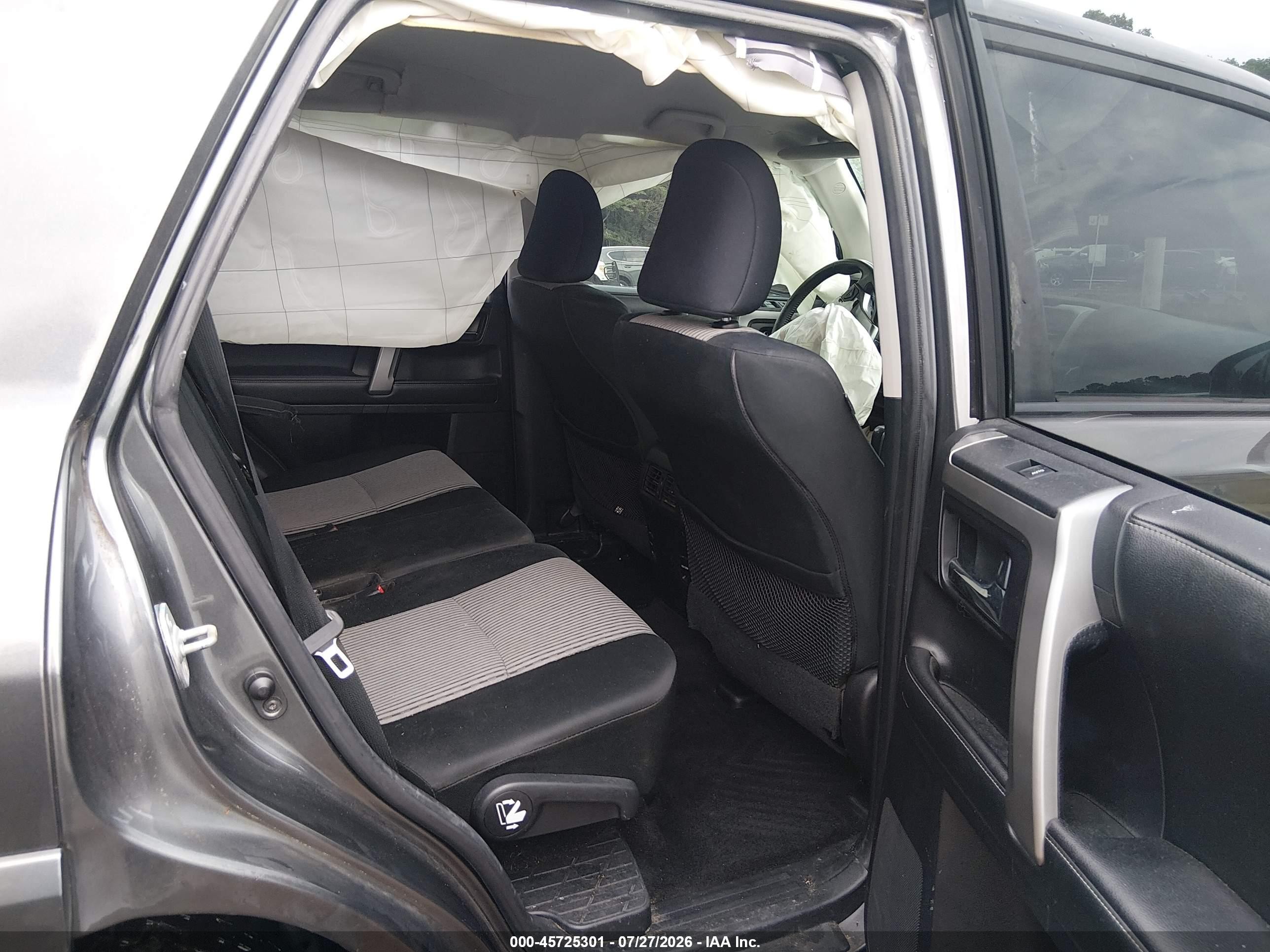 2015 Toyota 4runner Sr5 Gray vin: JTEZU5JR1F5097237