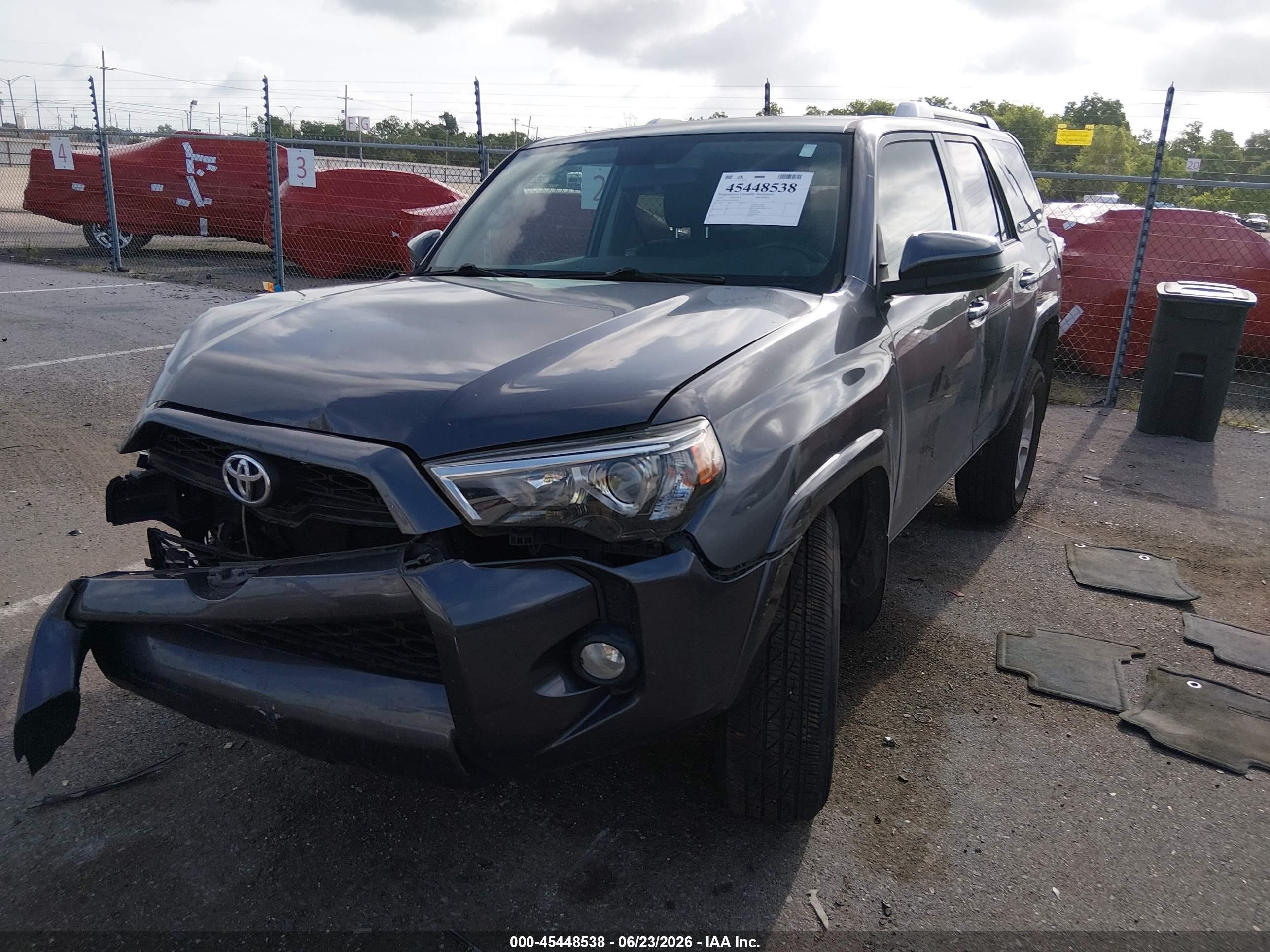 2015 Toyota 4runner Sr5 Gray vin: JTEZU5JR1F5103022