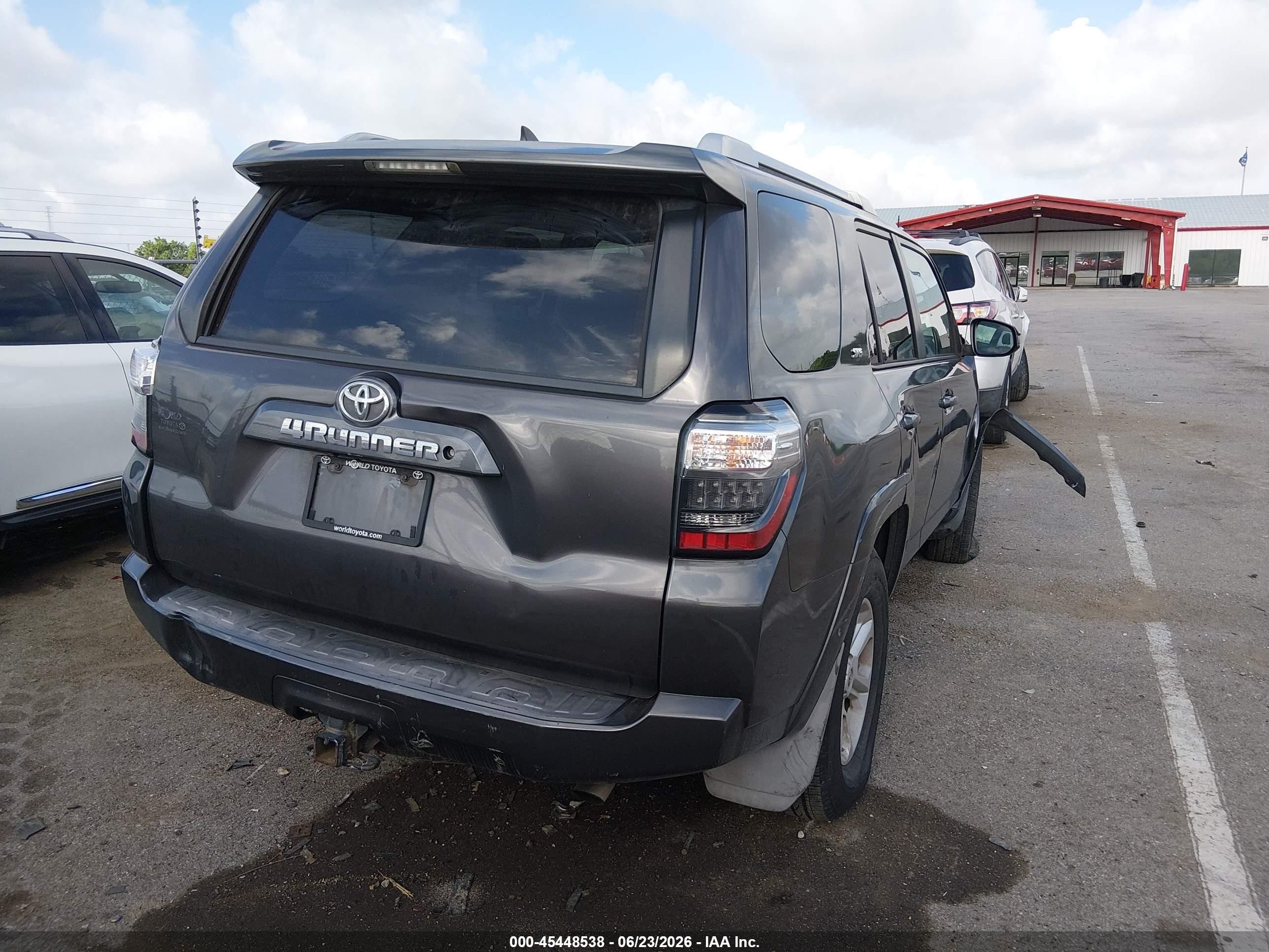 2015 Toyota 4runner Sr5 Gray vin: JTEZU5JR1F5103022