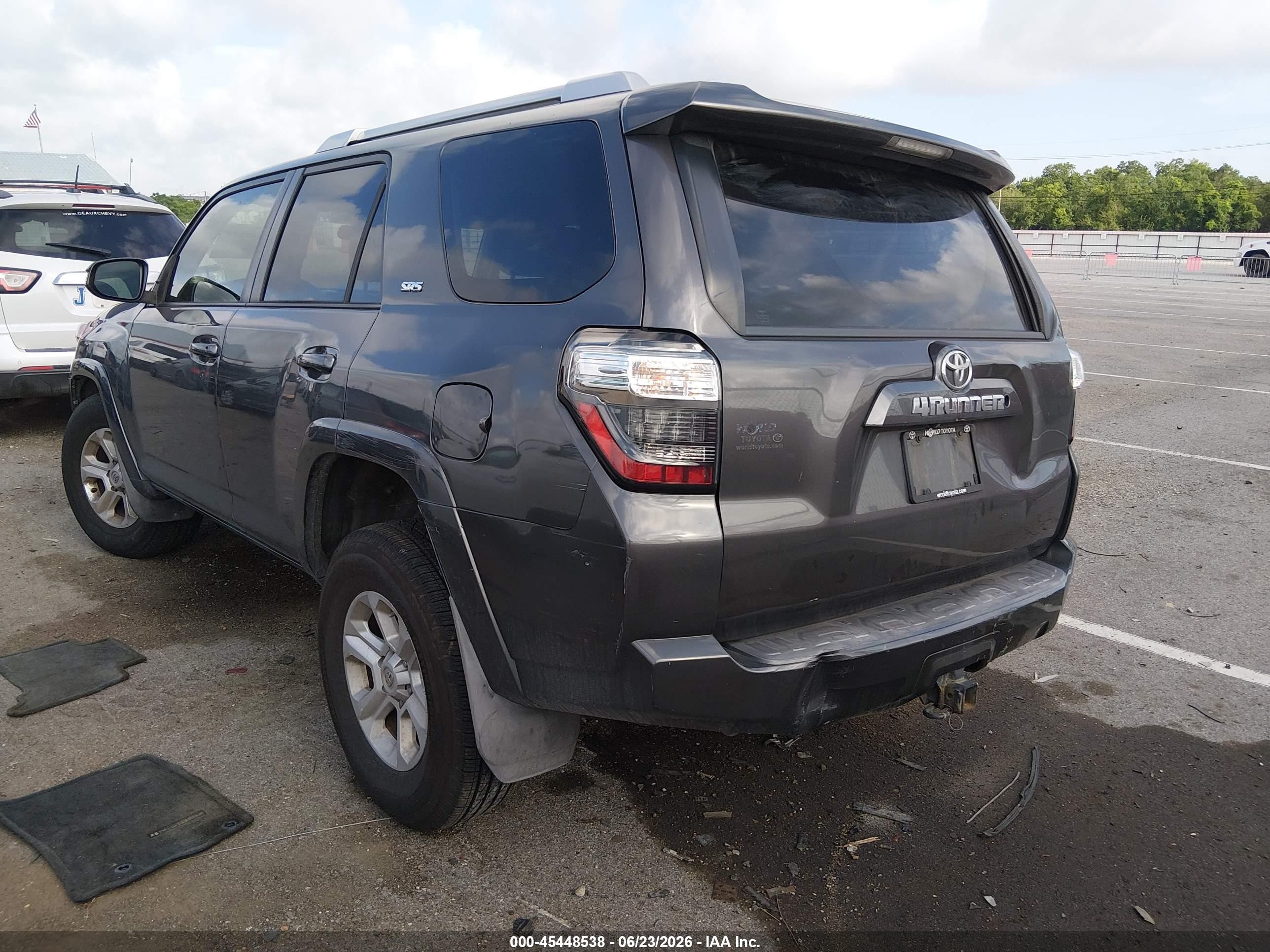 2015 Toyota 4runner Sr5 Gray vin: JTEZU5JR1F5103022