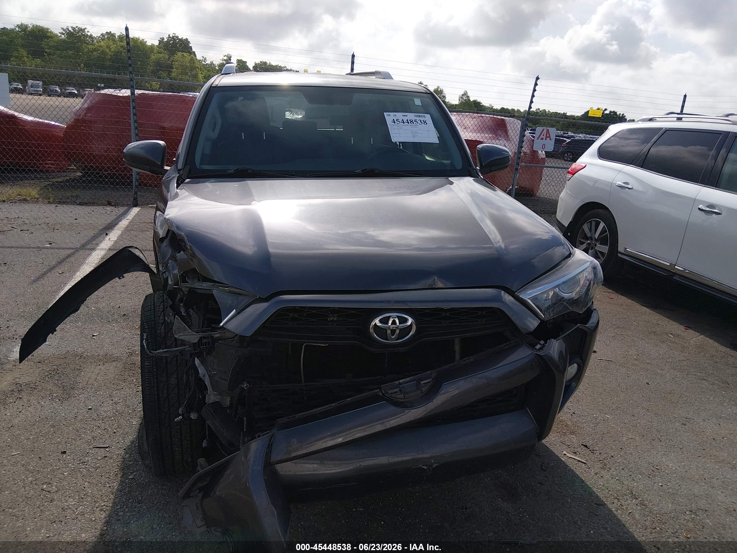 2015 Toyota 4runner Sr5 Gray vin: JTEZU5JR1F5103022