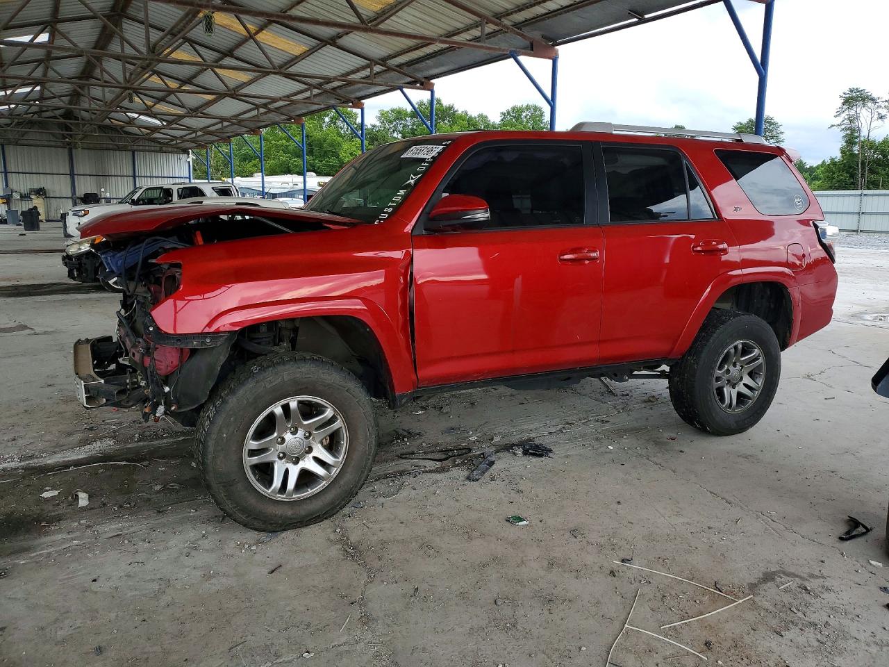2016 Toyota 4runner Sr5 Premium Red vin: JTEZU5JR1G5116130
