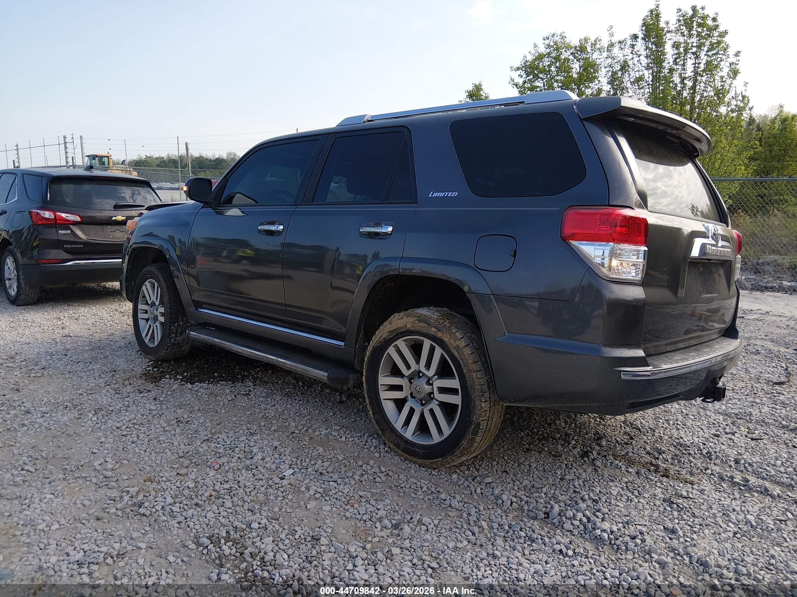 2010 Toyota 4runner Limited V6 Gray vin: JTEZU5JR2A5010549