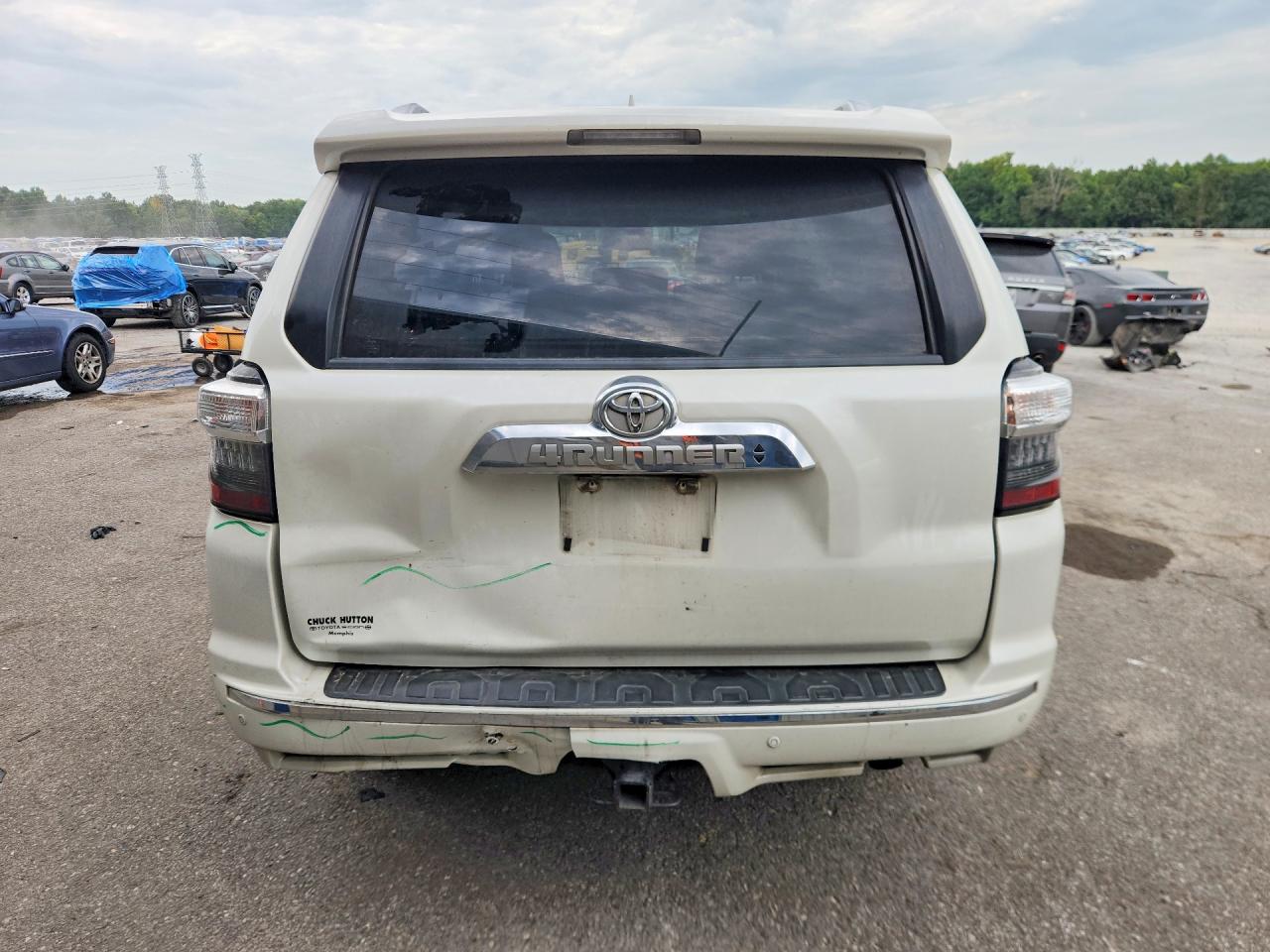 2014 Toyota 4runner Limited White vin: JTEZU5JR2E5083636