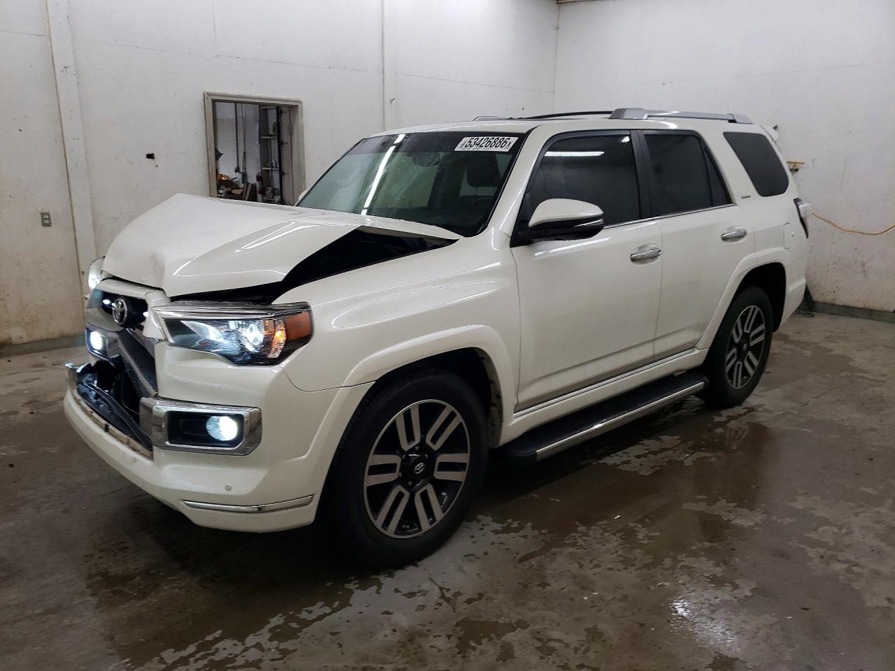 2015 Toyota 4runner Limited White vin: JTEZU5JR2F5103501