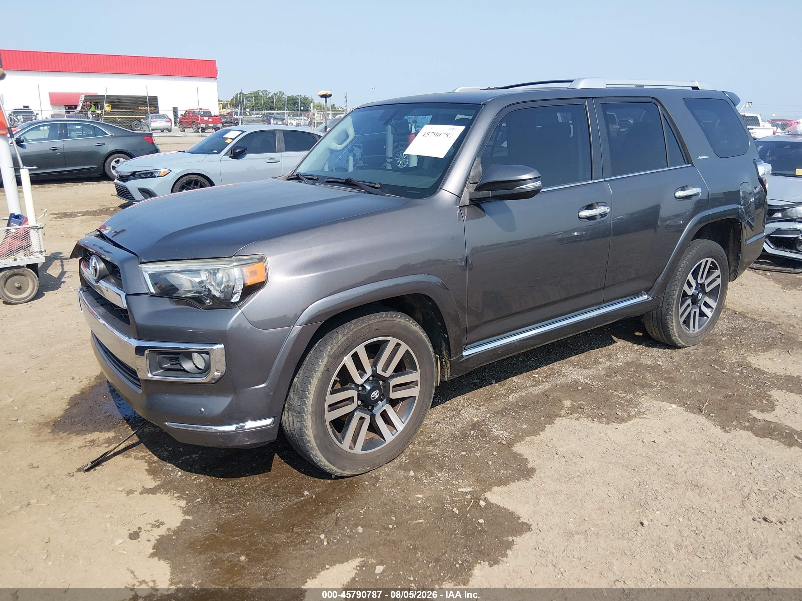 2016 Toyota 4runner Limited Gray vin: JTEZU5JR2G5131834