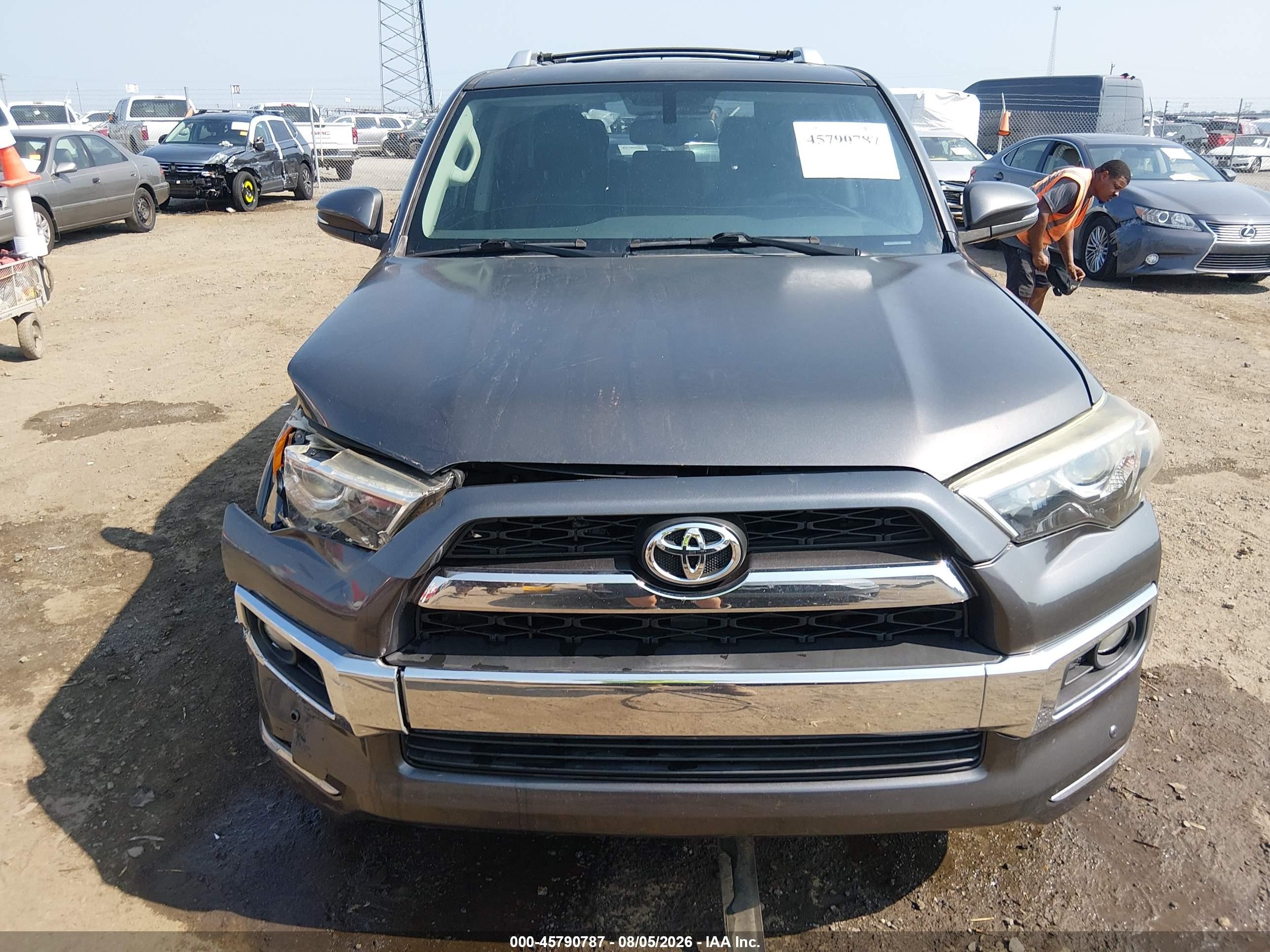 2016 Toyota 4runner Limited Gray vin: JTEZU5JR2G5131834