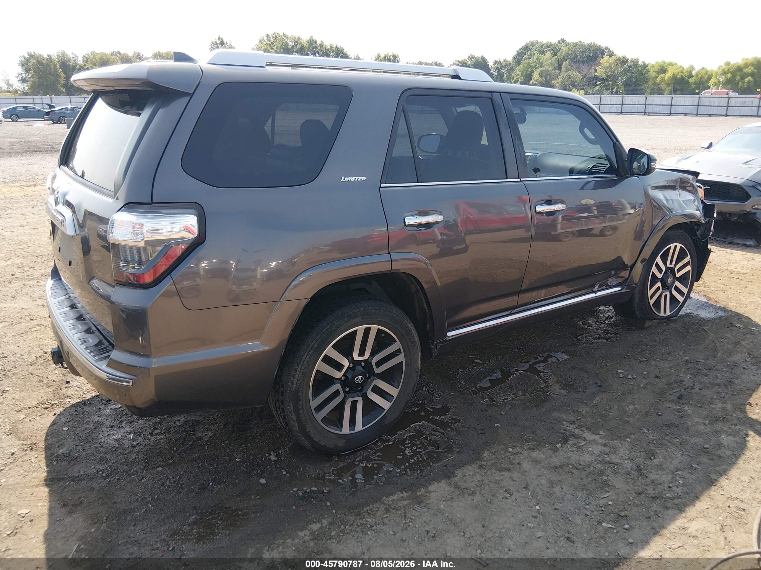 2016 Toyota 4runner Limited Gray vin: JTEZU5JR2G5131834