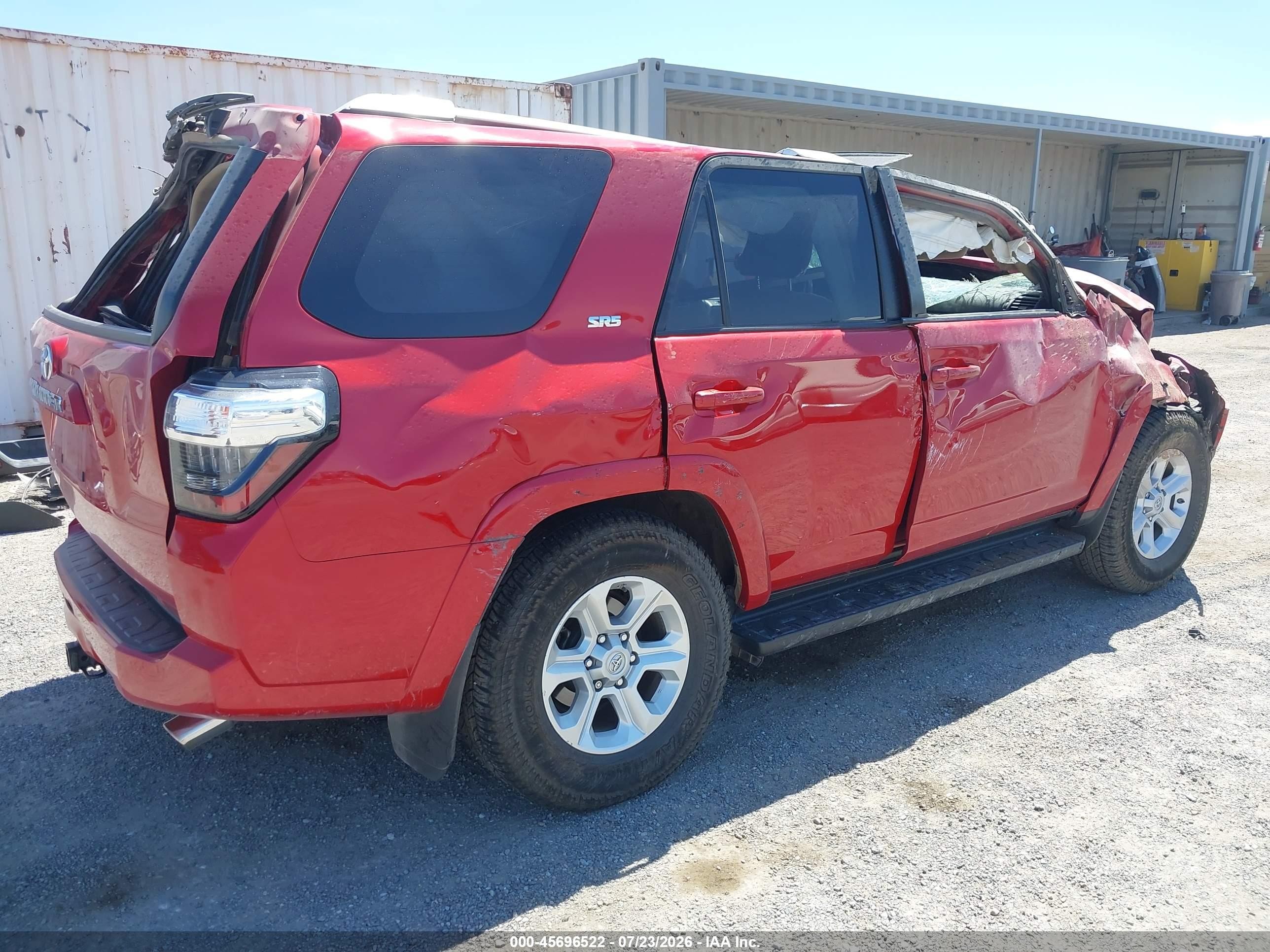 2018 Toyota 4runner Sr5 Premium Red vin: JTEZU5JR2J5169796