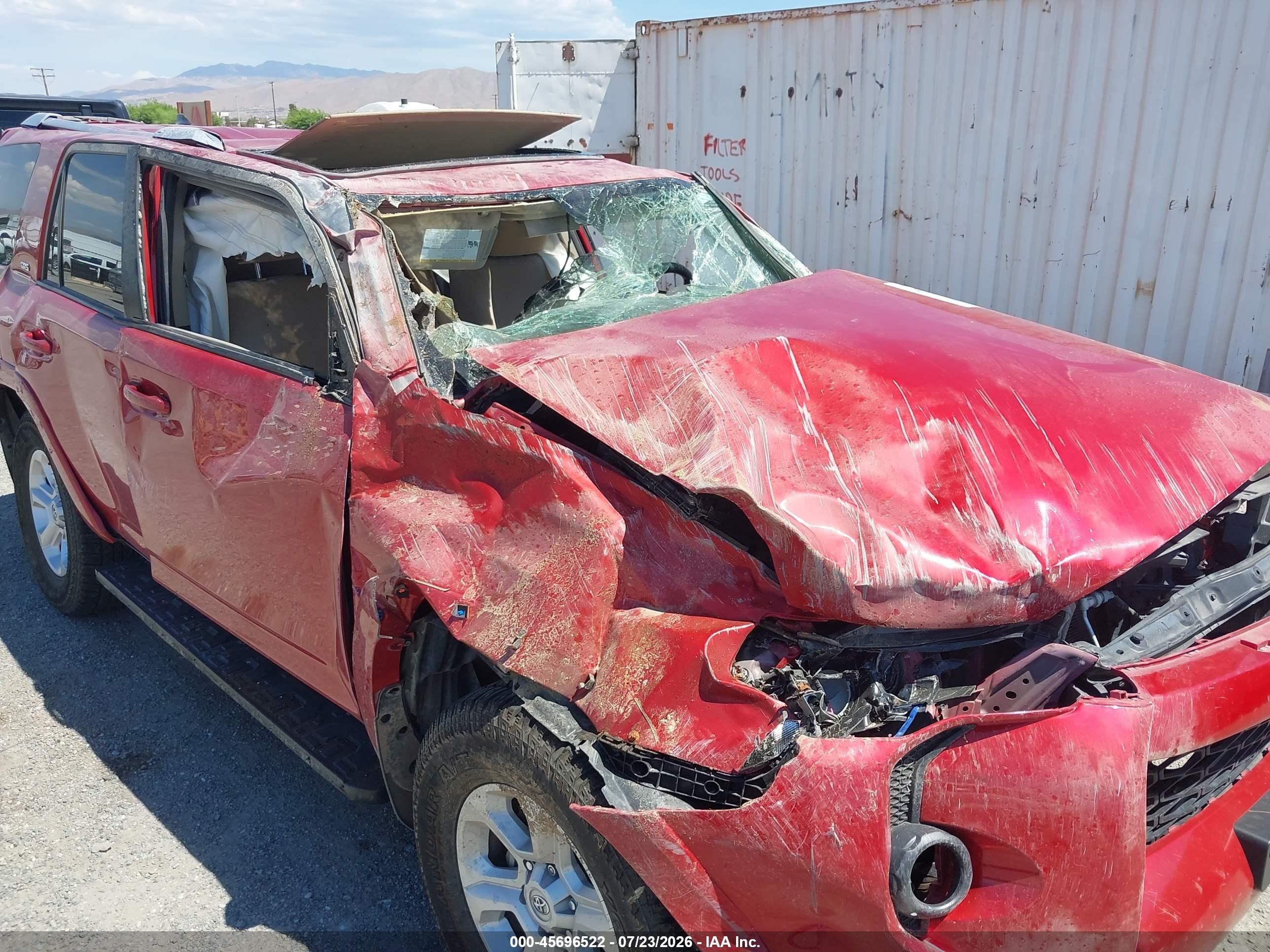 2018 Toyota 4runner Sr5 Premium Red vin: JTEZU5JR2J5169796