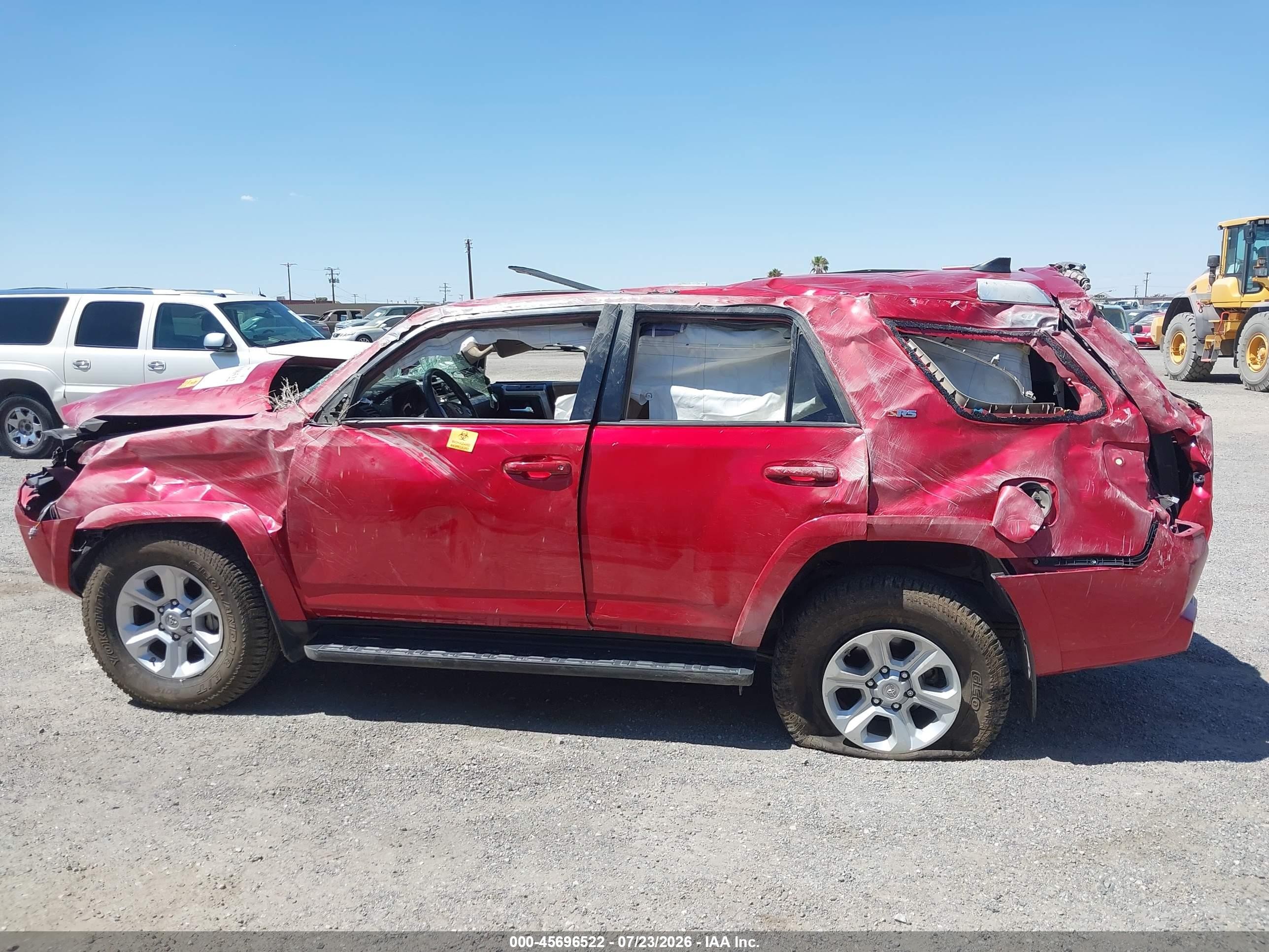 2018 Toyota 4runner Sr5 Premium Red vin: JTEZU5JR2J5169796