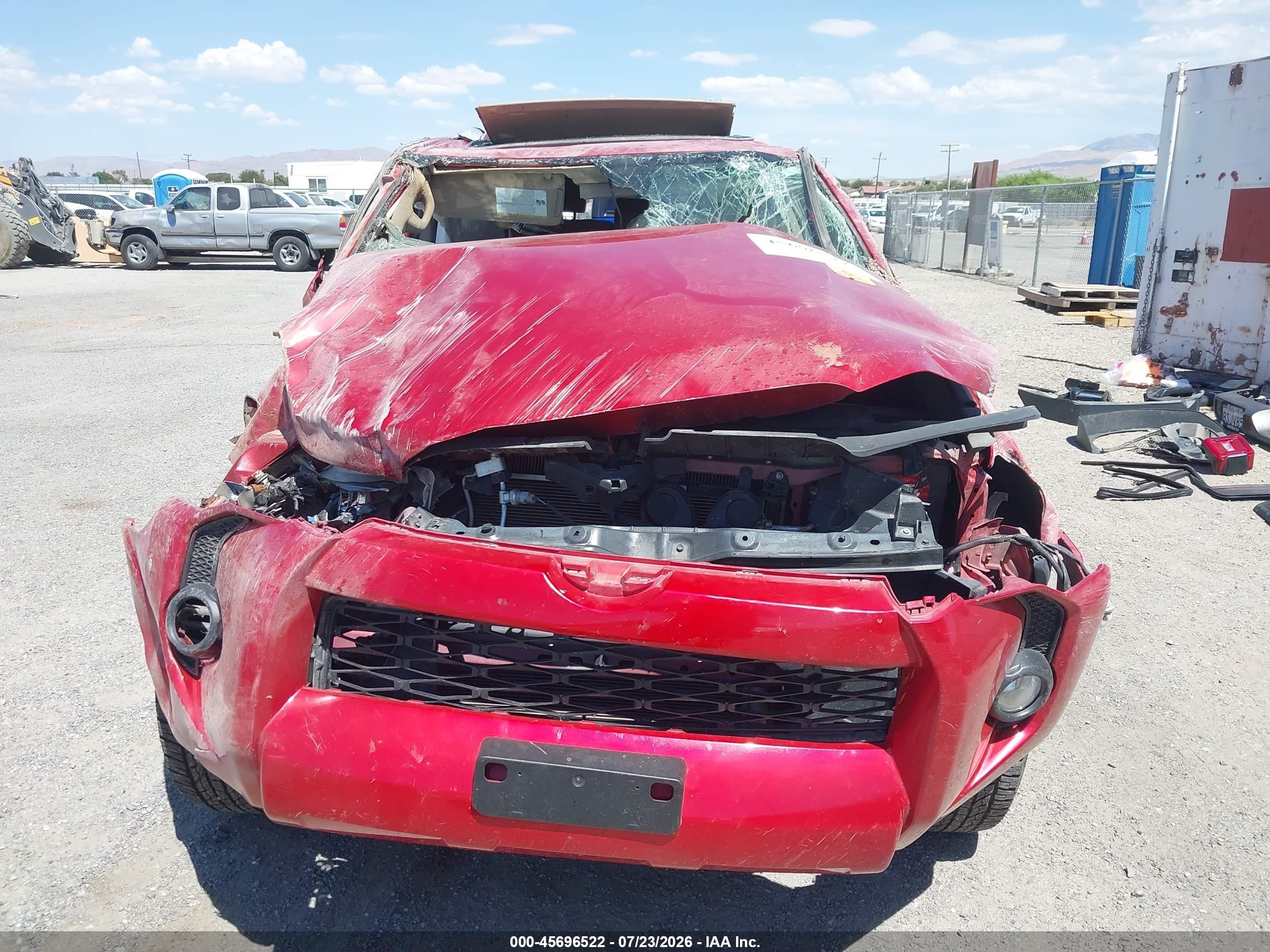 2018 Toyota 4runner Sr5 Premium Red vin: JTEZU5JR2J5169796
