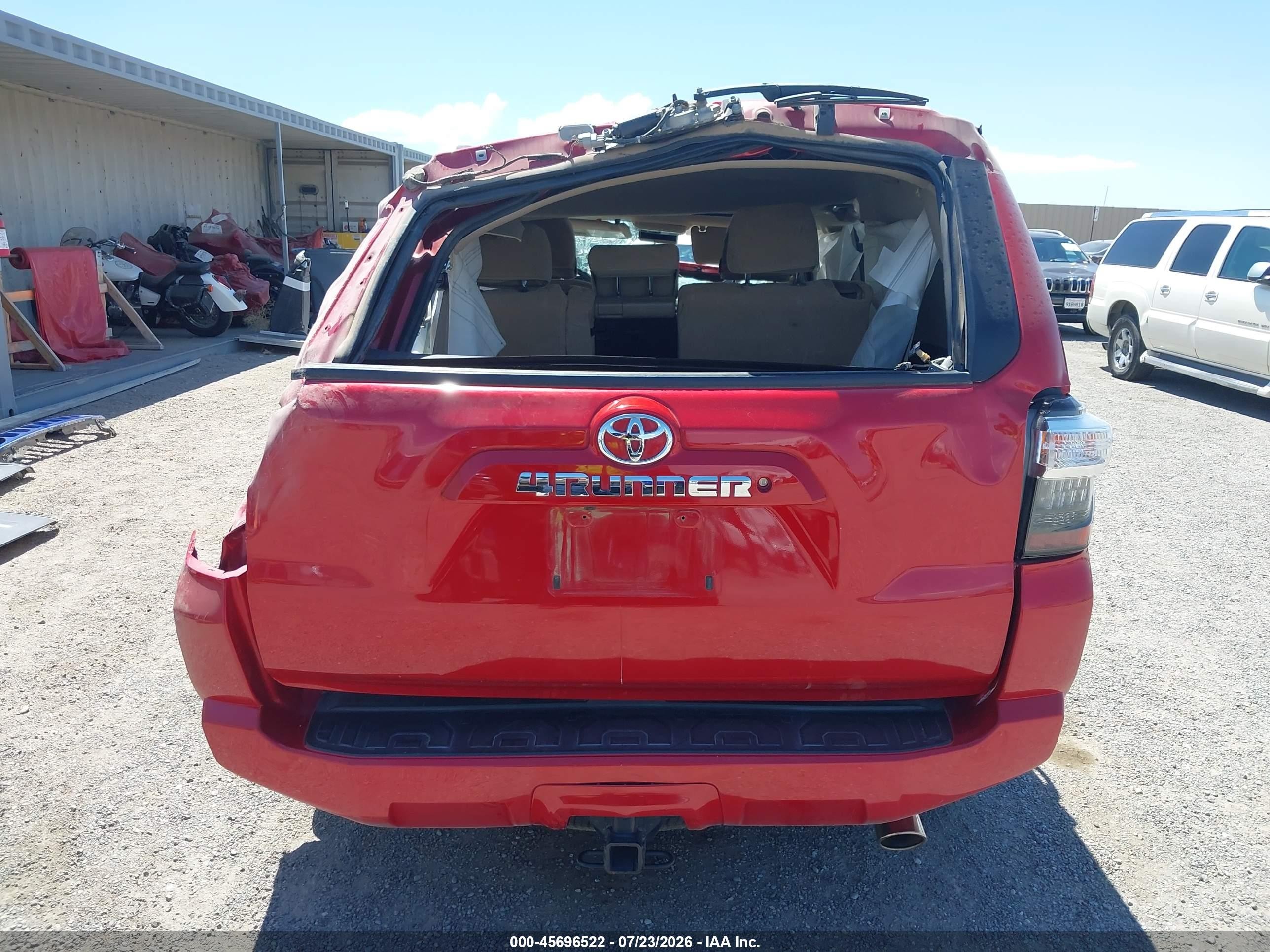 2018 Toyota 4runner Sr5 Premium Red vin: JTEZU5JR2J5169796