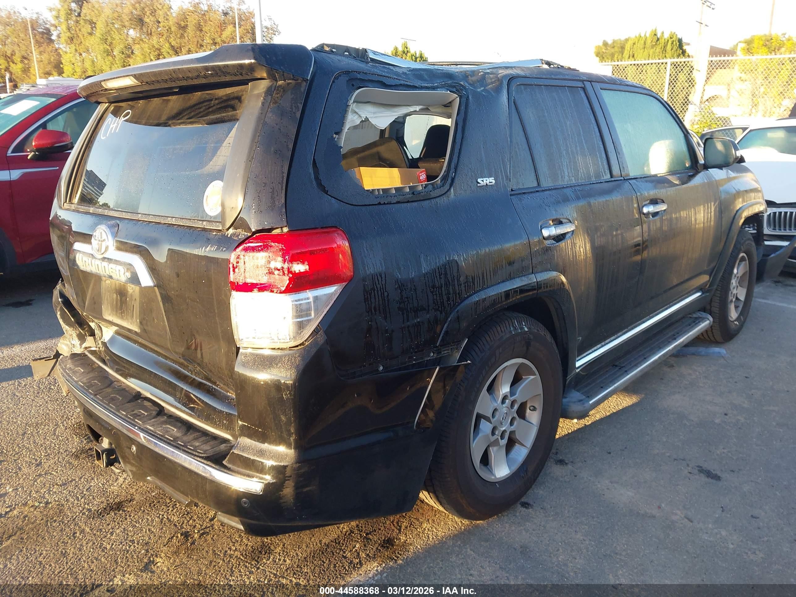 2011 Toyota 4runner Sr5 V6 Black vin: JTEZU5JR3B5015101