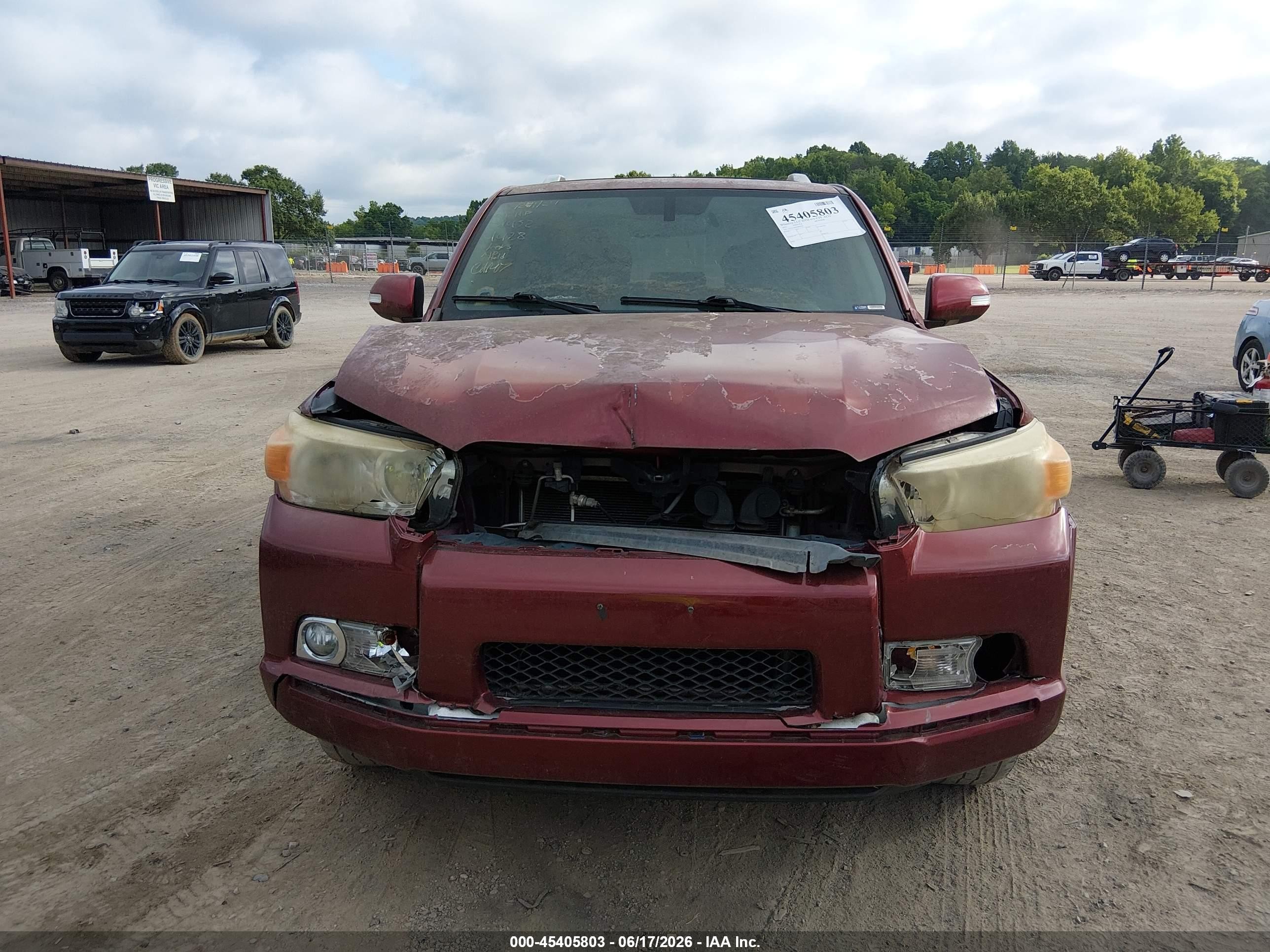 2011 Toyota 4runner Sr5 V6 Maroon vin: JTEZU5JR3B5024428