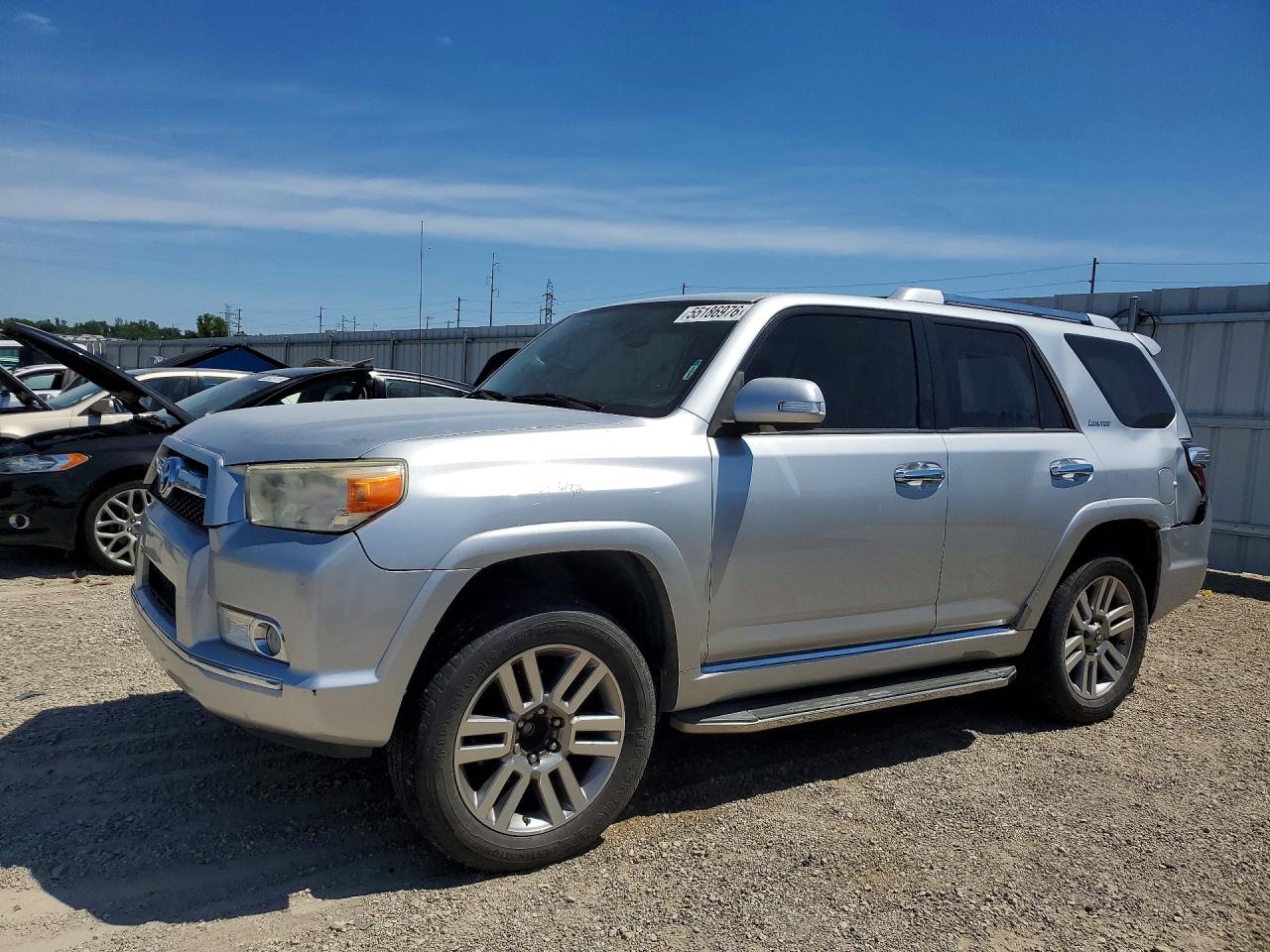 2012 Toyota 4runner Limited Silver vin: JTEZU5JR3C5037486