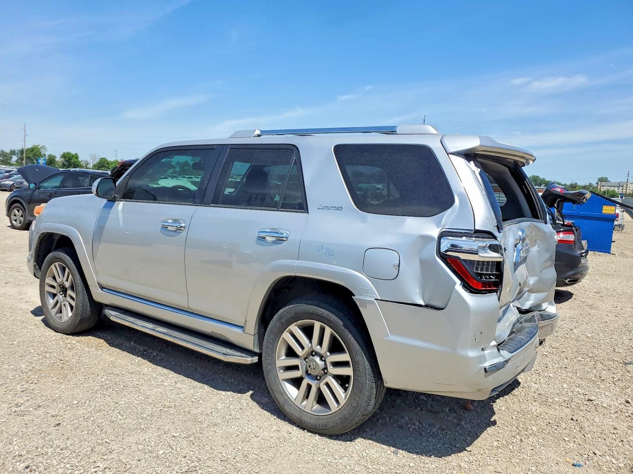2012 Toyota 4runner Limited Серебряный vin: JTEZU5JR3C5037486