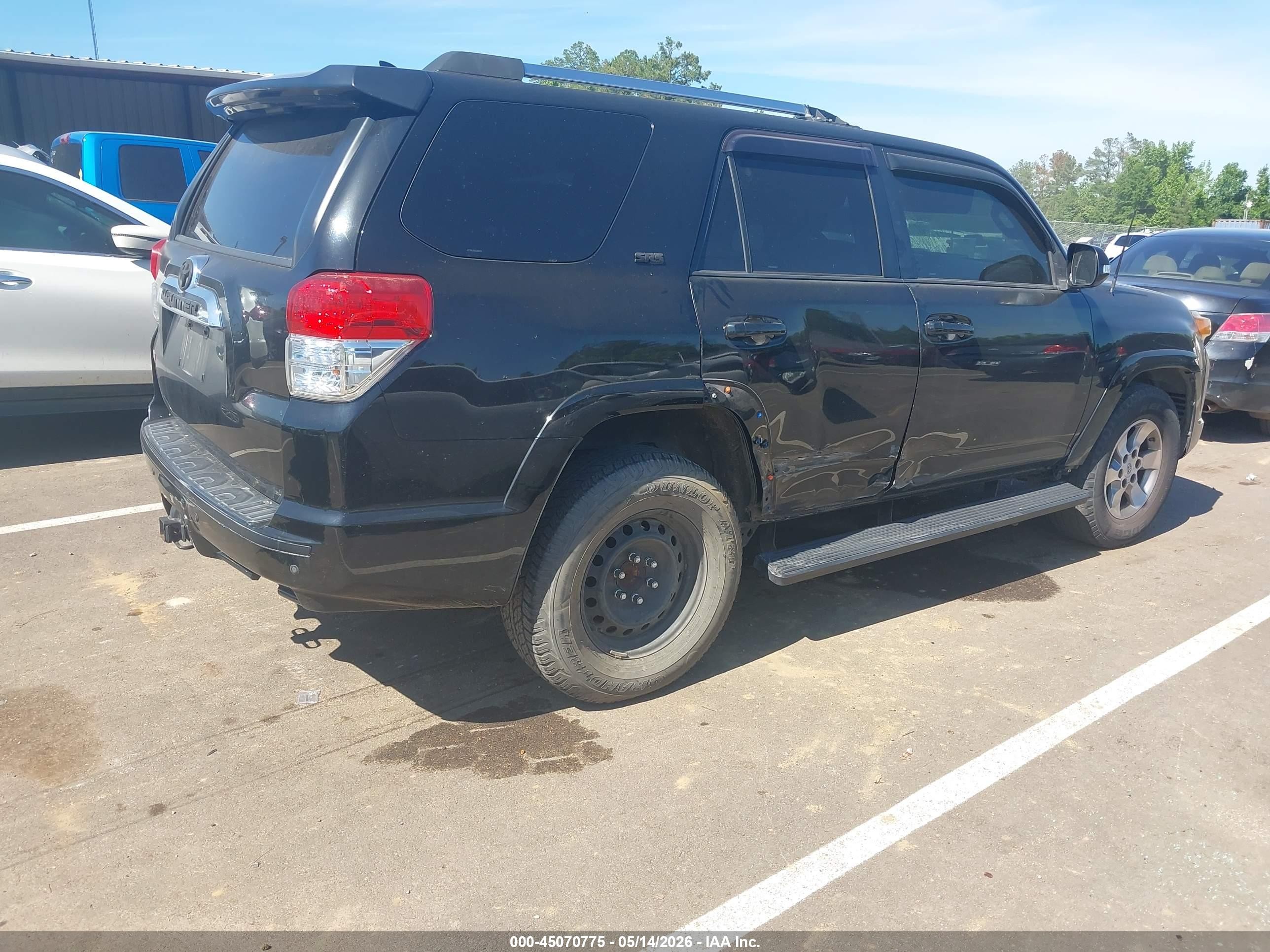2013 Toyota 4runner Sr5 Black vin: JTEZU5JR3D5056511