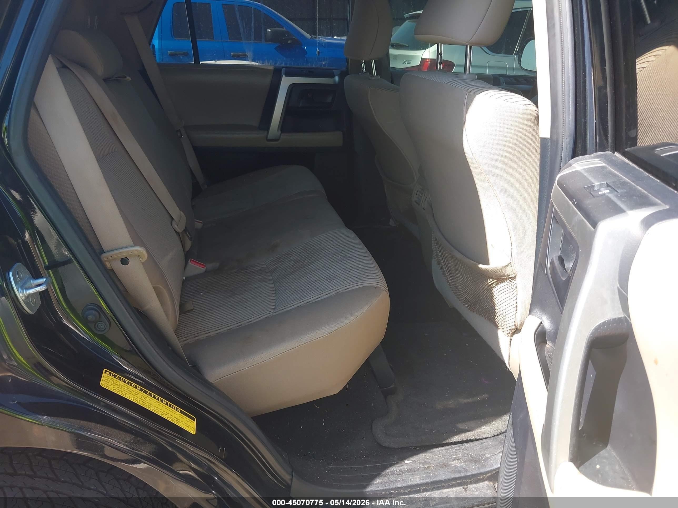 2013 Toyota 4runner Sr5 Black vin: JTEZU5JR3D5056511