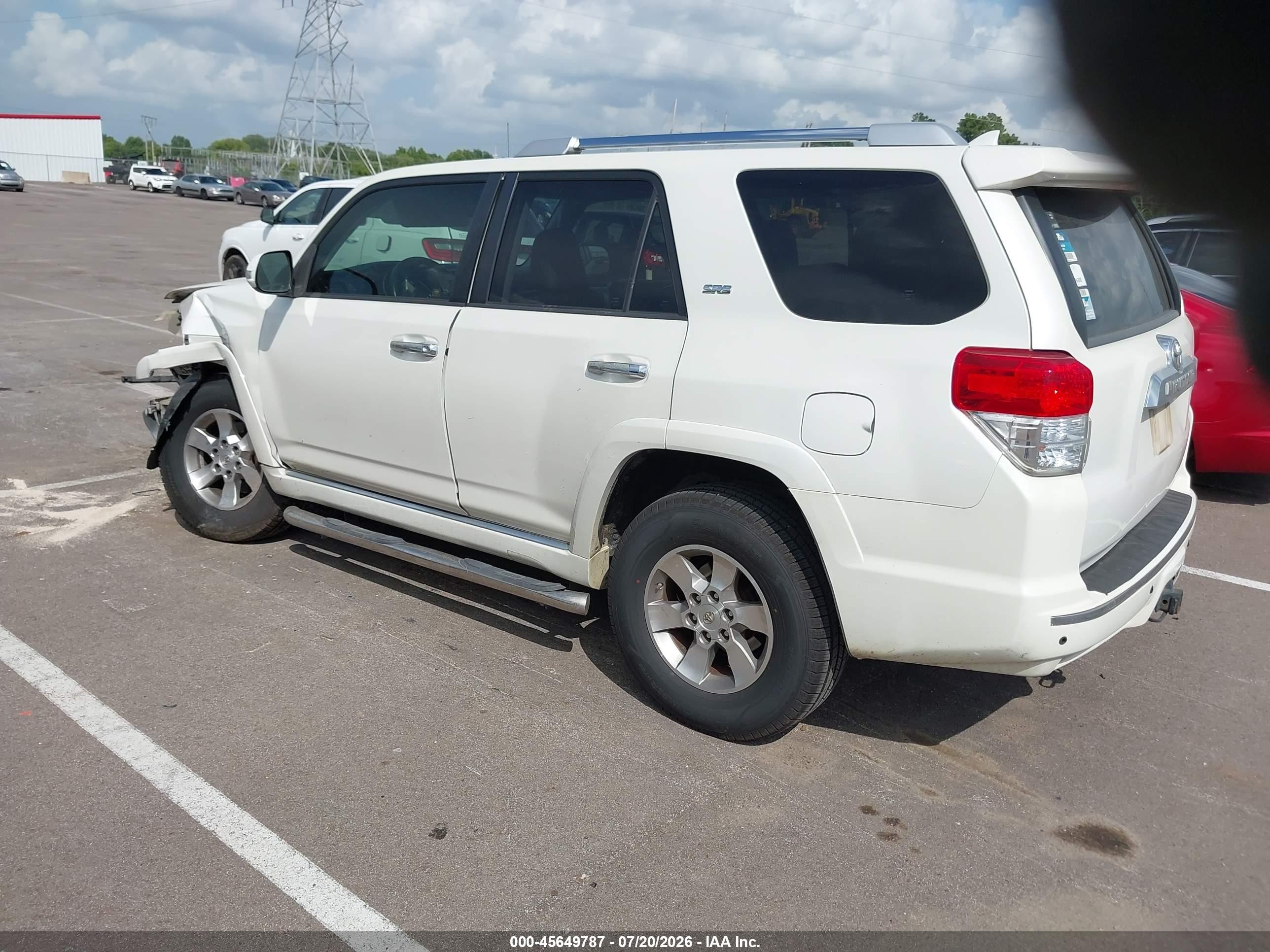 2013 Toyota 4runner Sr5 White vin: JTEZU5JR3D5061787