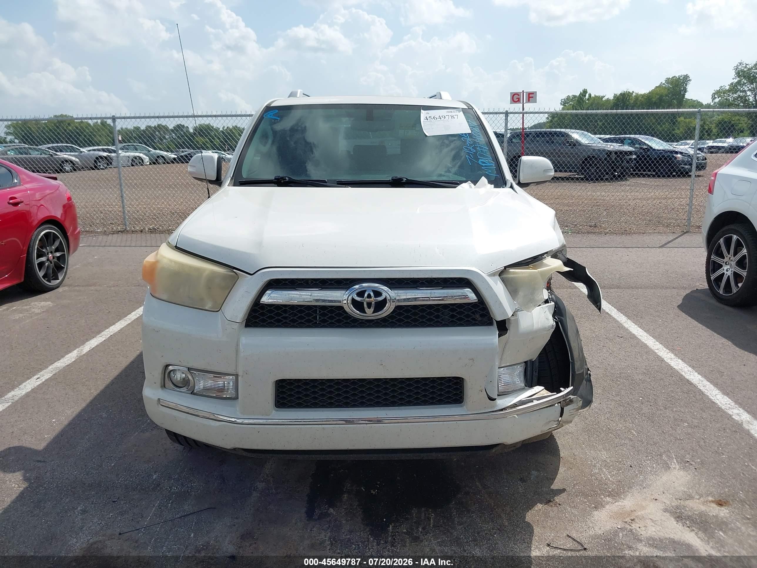 2013 Toyota 4runner Sr5 White vin: JTEZU5JR3D5061787