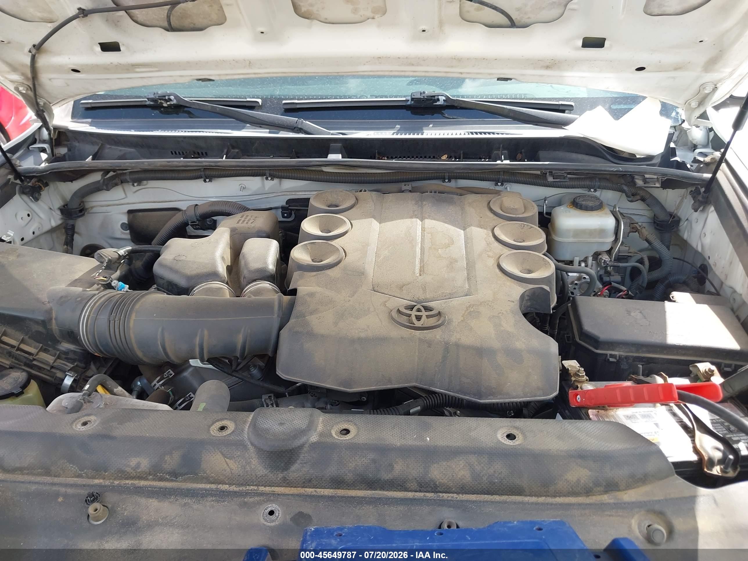 2013 Toyota 4runner Sr5 White vin: JTEZU5JR3D5061787
