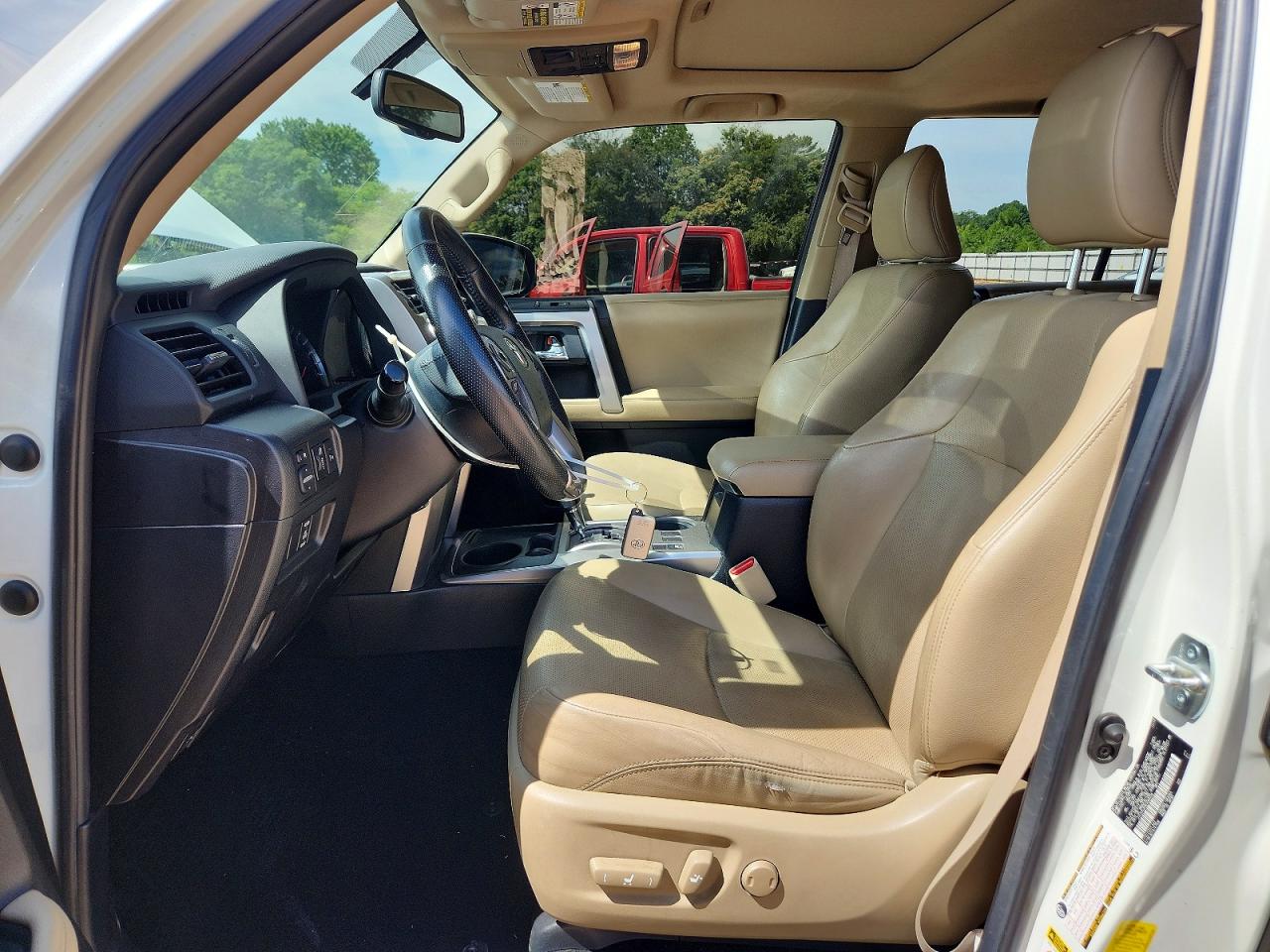 2014 Toyota 4runner Limited White vin: JTEZU5JR3E5068336