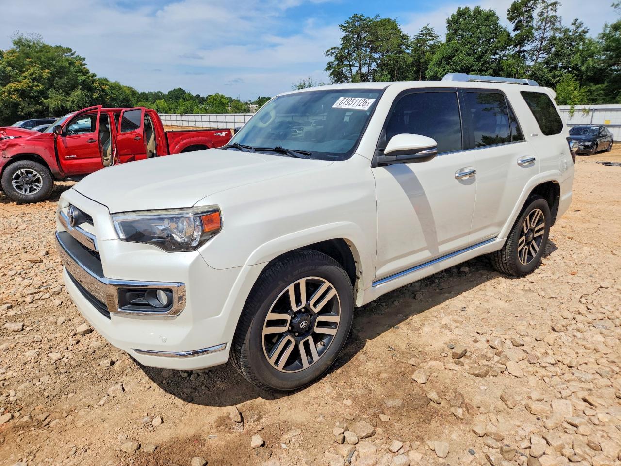 2014 Toyota 4runner Limited White vin: JTEZU5JR3E5068336