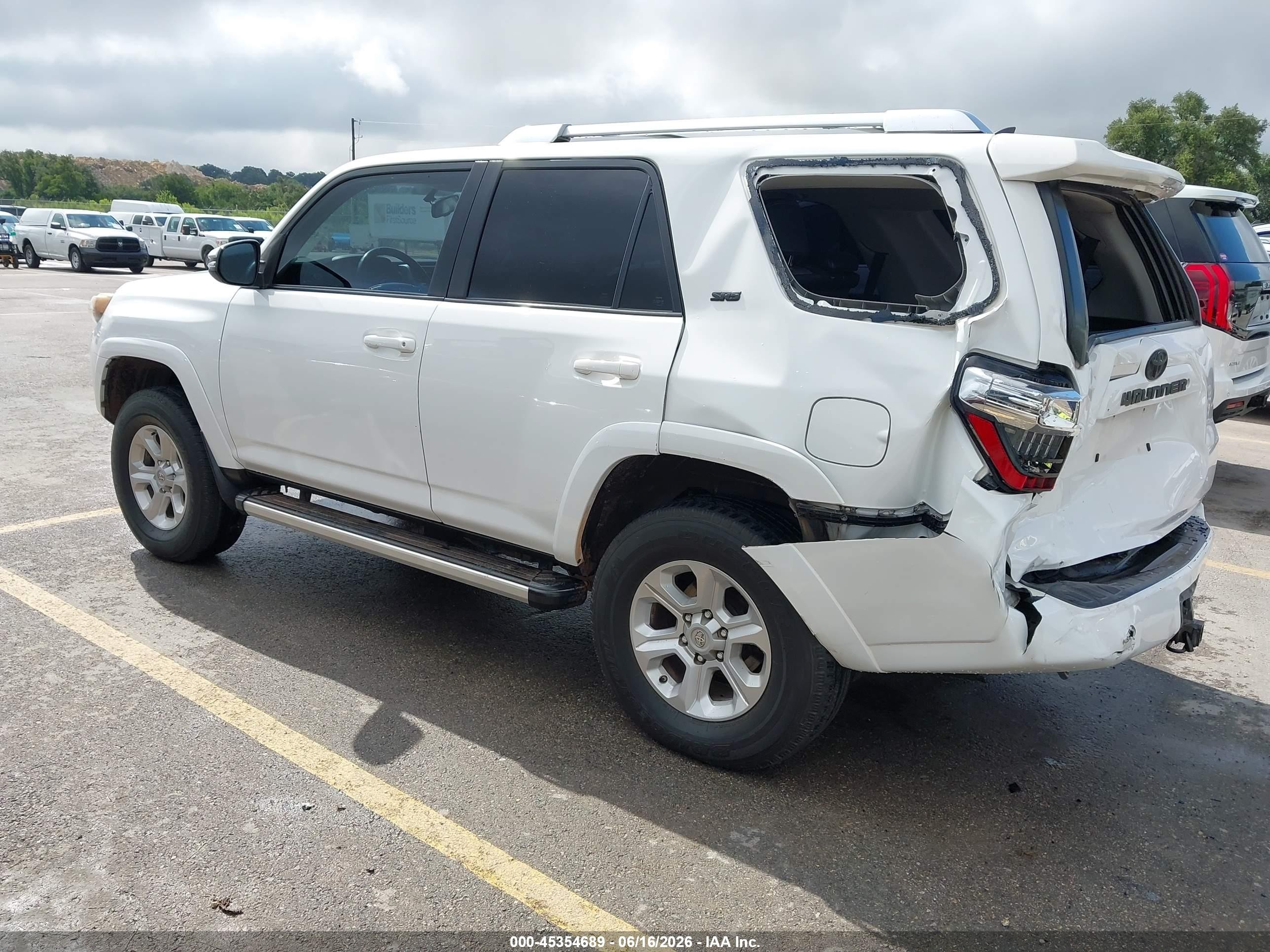 2014 Toyota 4runner Sr5 Premium White vin: JTEZU5JR3E5072497