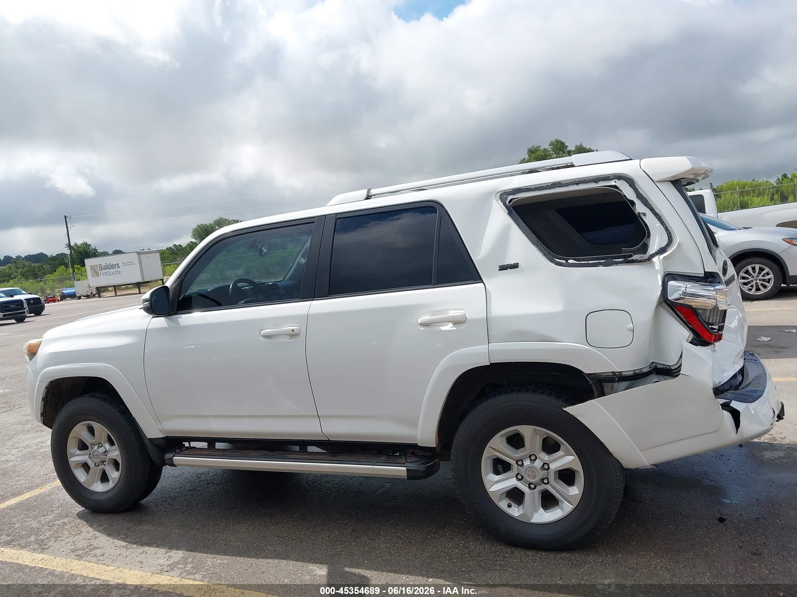 2014 Toyota 4runner Sr5 Premium White vin: JTEZU5JR3E5072497