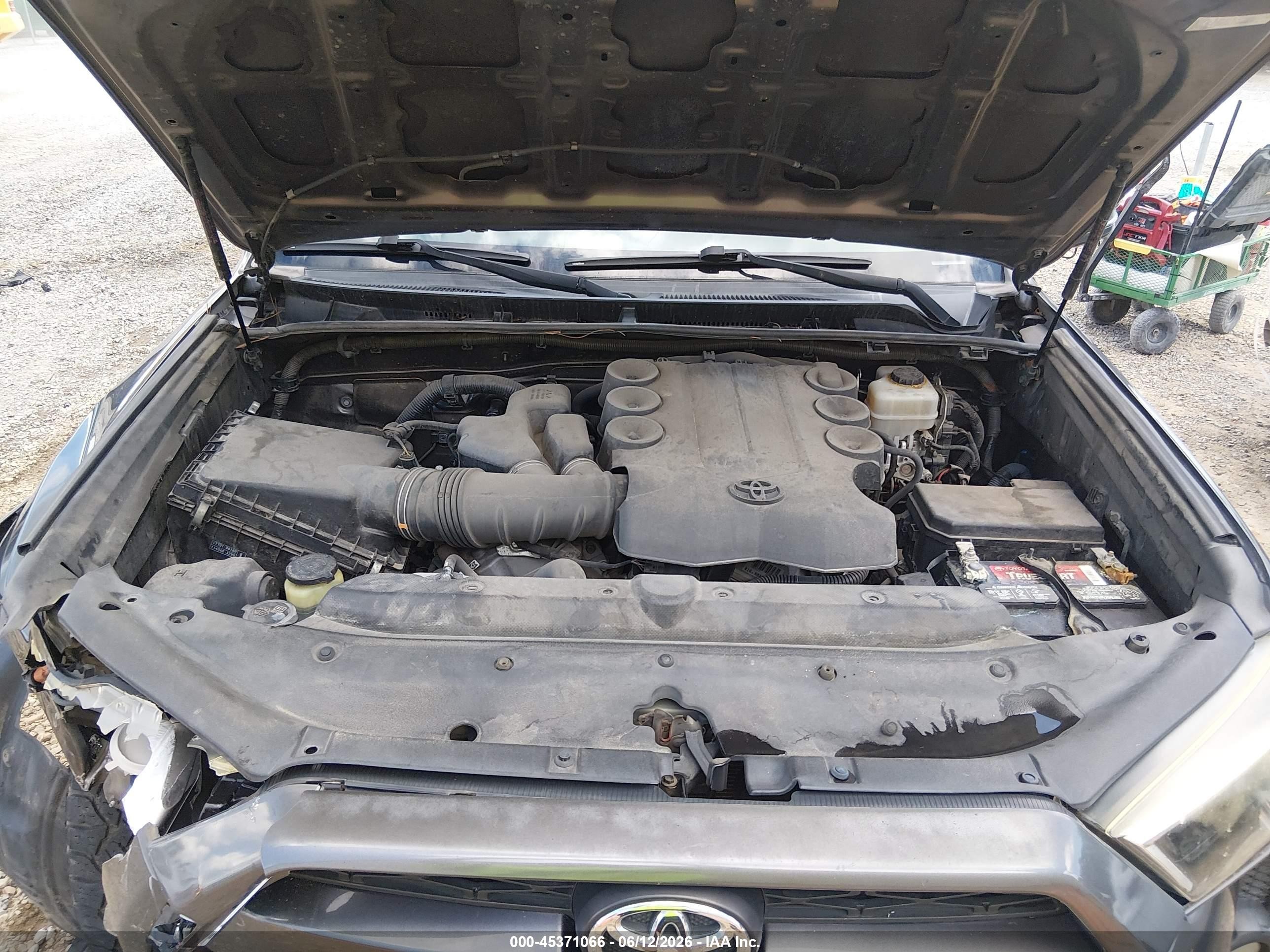 2014 Toyota 4runner Sr5 Premium Gray vin: JTEZU5JR3E5076260