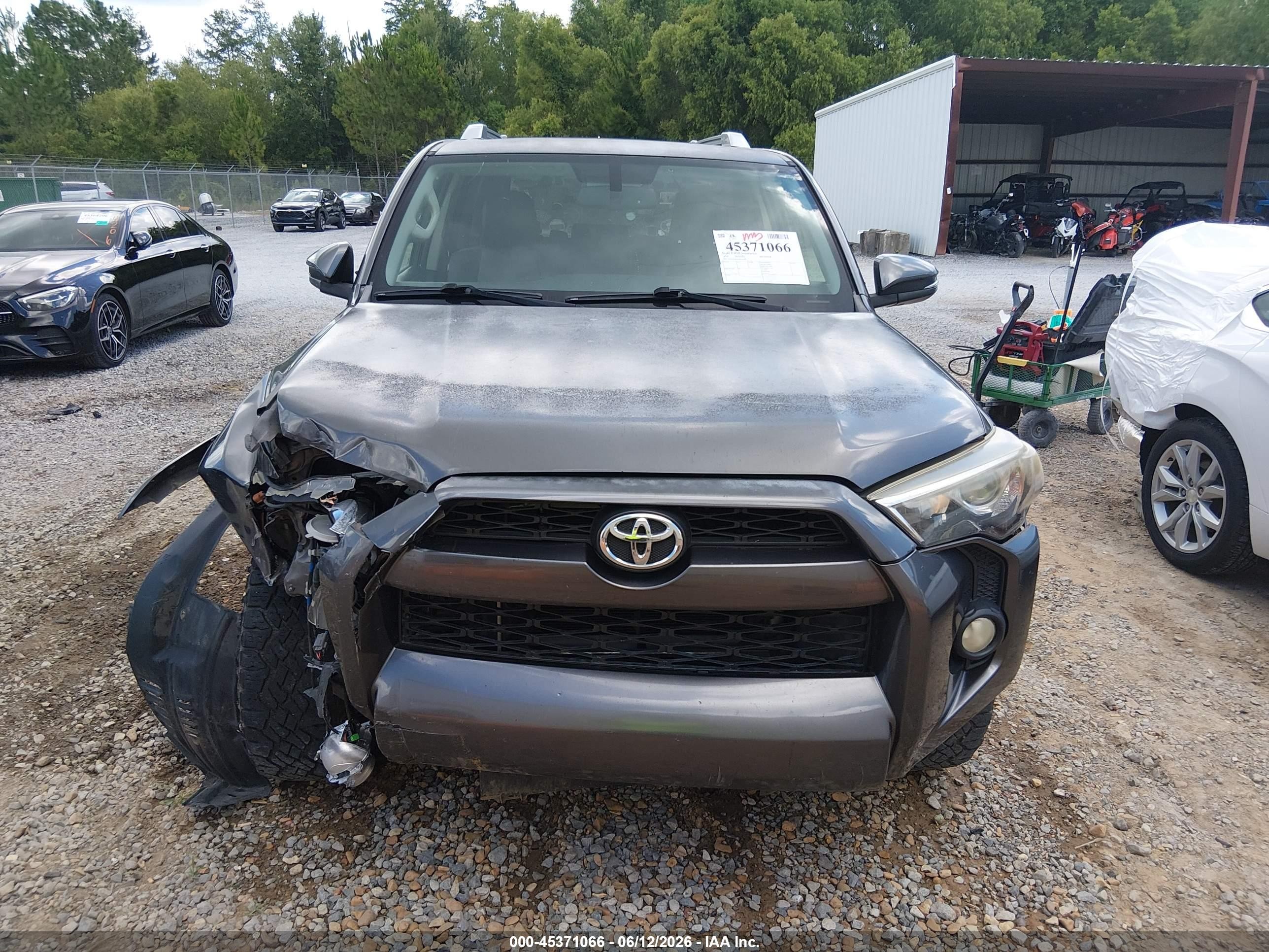 2014 Toyota 4runner Sr5 Premium Gray vin: JTEZU5JR3E5076260