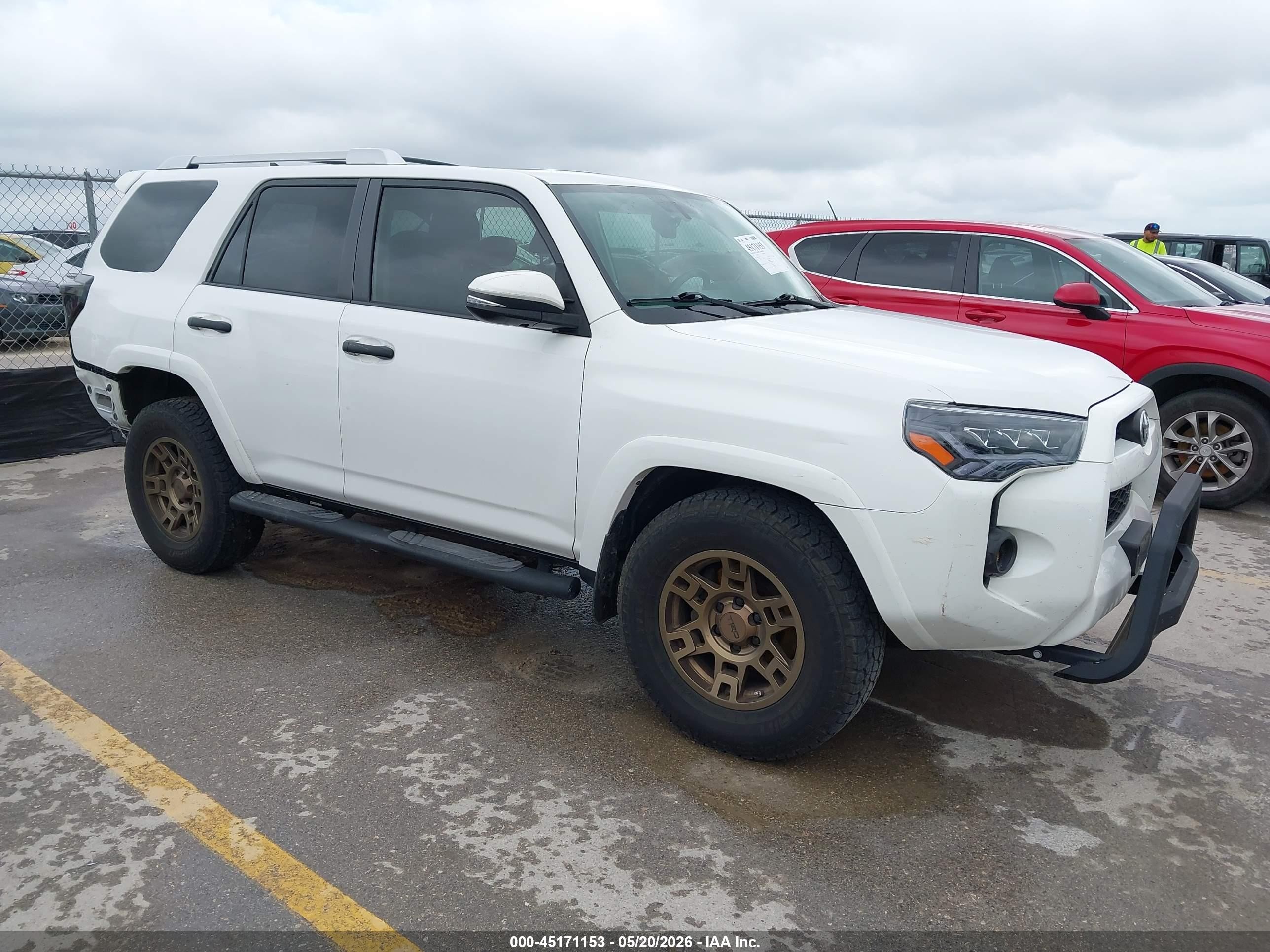2015 Toyota 4runner Sr5 Premium White vin: JTEZU5JR3F5094226