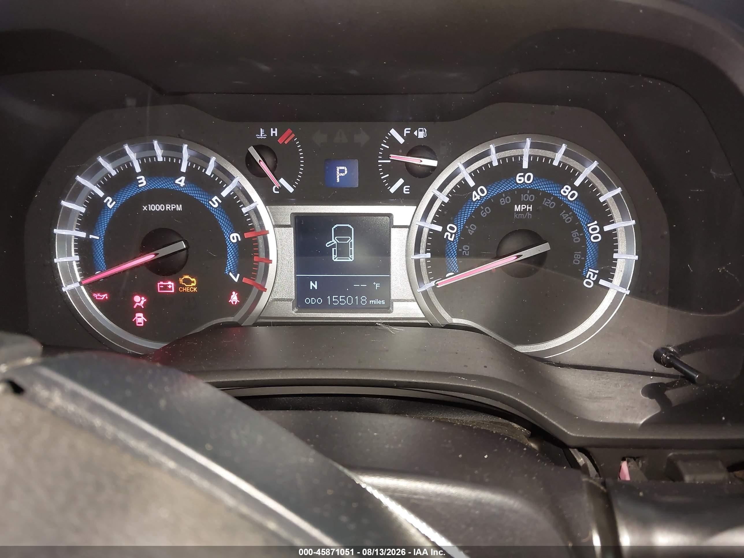 2015 Toyota 4runner Sr5 Red vin: JTEZU5JR3F5097580