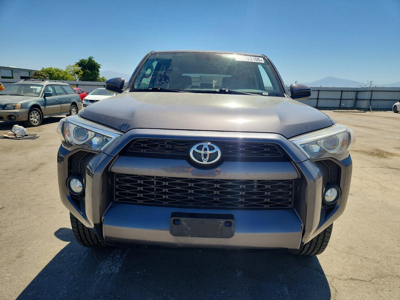 2015 Toyota 4runner Sr5 Gray vin: JTEZU5JR3F5099006